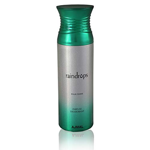 Best Ajmal Raindrops & Sacred Love Perfume Deodorant Combo - 200ml Body Spray Gift Set for Women | Long-Lasting Fragrance for Date Night, Office & Special Occasions