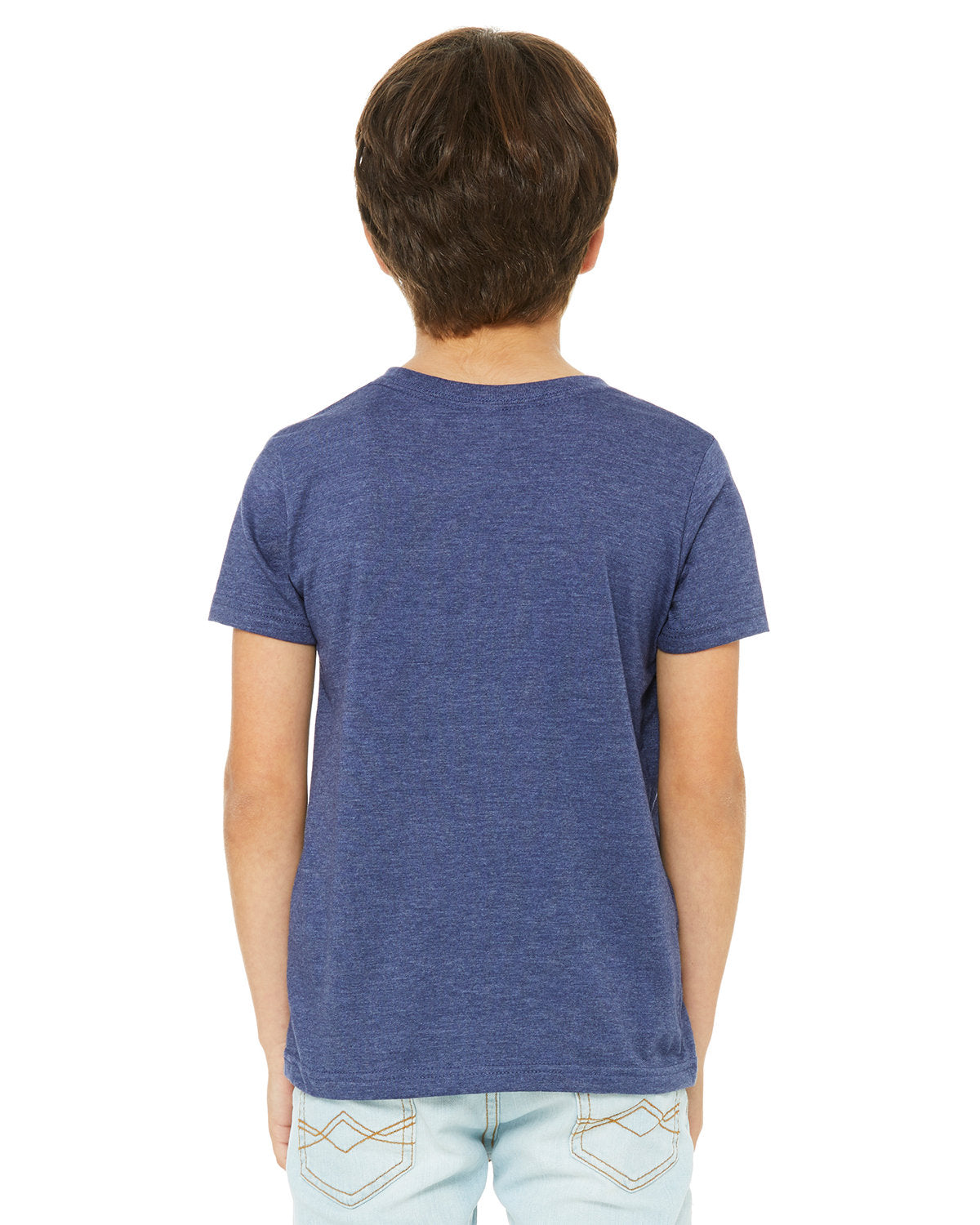 Bella + Canvas 3001YCV Youth CVC Jersey T-Shirt - Soft Cotton Blend Short Sleeve Tee for Kids & Teens - Perfect for School, Sports & Everyday Wear