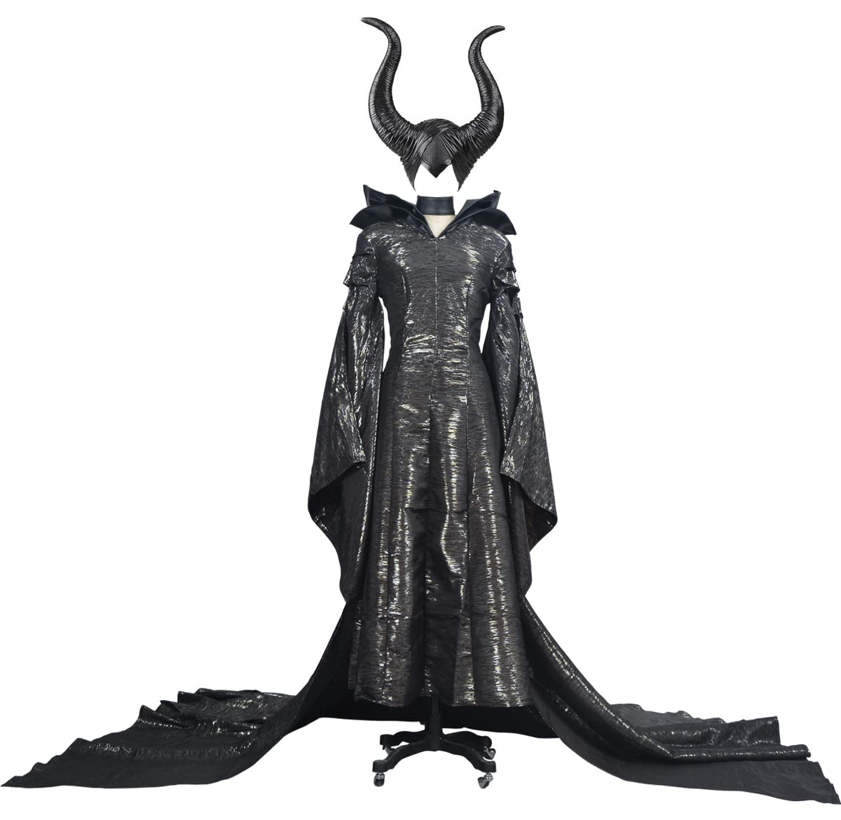Maleficent Horns Headband - Vengeful Fairy Cosplay Costume Accessory for Mistress of Evil Dress | Halloween Party Outfits for Adult Women | Perfect for Cosplay Events, Halloween Parties & Disney Theme Nights