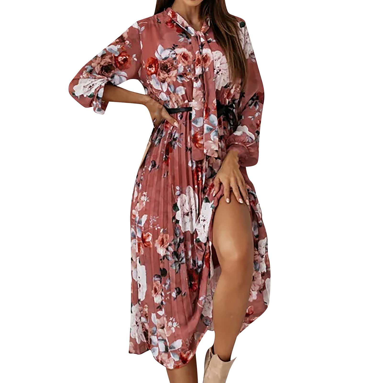 Women's Summer Dresses 2023 - Floral Sundress for Beach, Vacation & Casual Wear | Trendy Ladies Fashion Dresses for Spring & Summer | Perfect for Outdoor Parties, Date Nights & Tropical Getaways