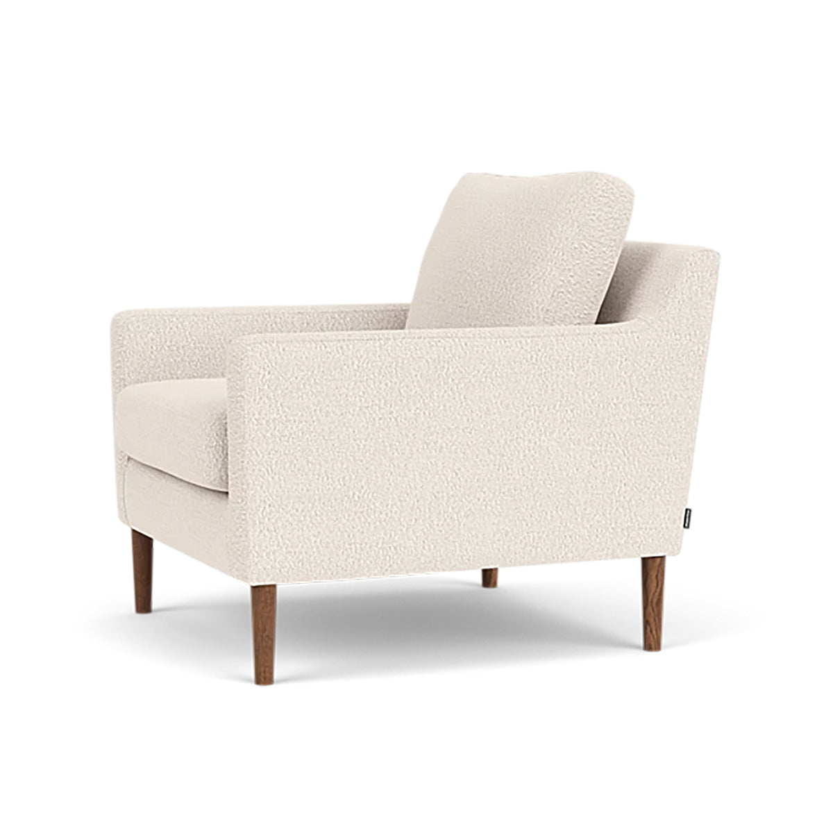 Astha Boucle Armchair - Modern Velvet Accent Chair for Living Room, Bedroom & Office - Soft Upholstered Lounge Chair with Solid Wood Legs - Stylish Home Decor for Cozy Reading Nook & Relaxation