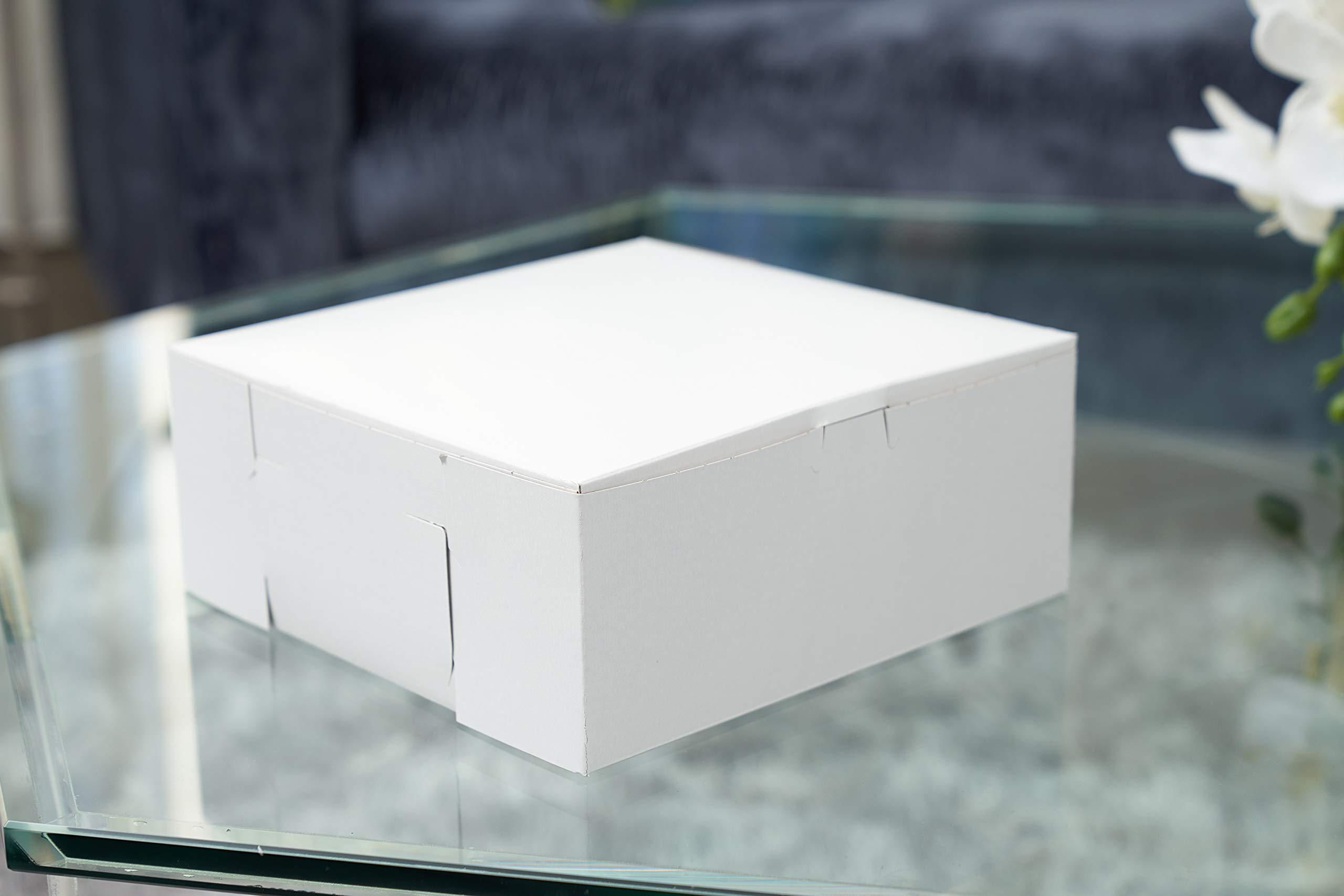 150 Pack White Bakery Pastry Boxes 6x6x3 Inches - Eco Friendly Kraft Paperboard Gift Boxes for Cookies, Cakes, Pies - Perfect for Home Baking, Retail Stores, Baby Showers & Party Favors