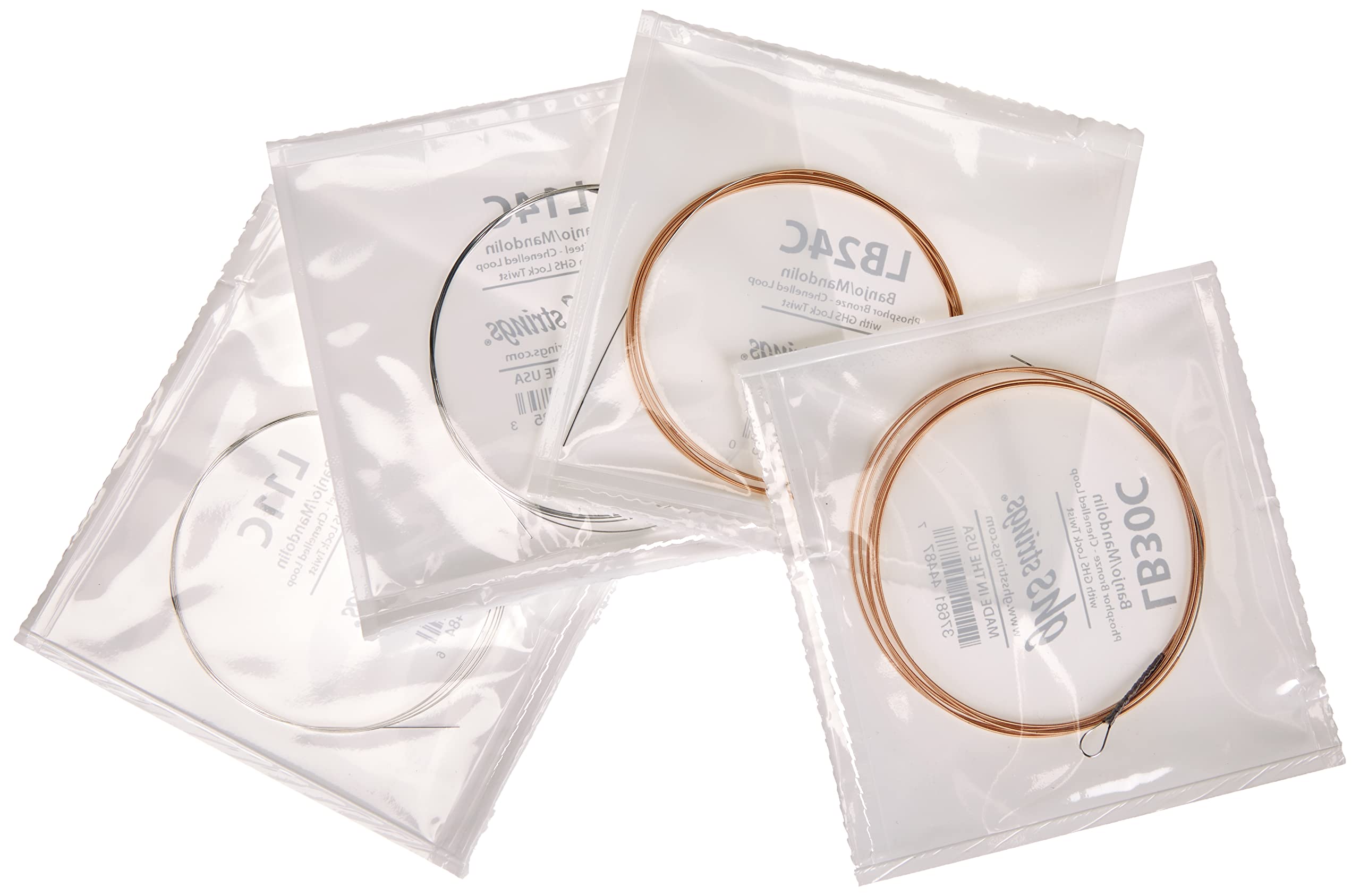 Premium GHS Banjo Strings (230) - Medium Gauge 11-30 for Bluegrass & Folk Music - Perfect for Professional Performances & Practice Sessions