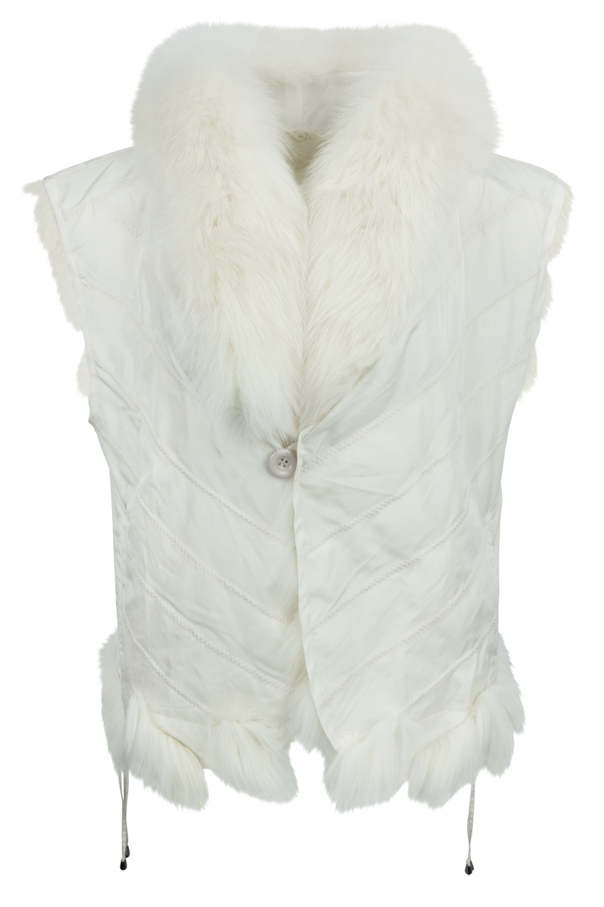 Luxury Diomi Fox Fur Vest for Women - Soft & Warm Winter Fashion - Perfect for Parties, Weddings & Cold Weather Outfits