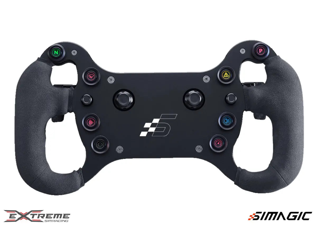 Simagic Alpha Direct Drive Wheel Base - 15Nm Torque for Realistic Racing Simulation | Compatible with PC & PS5 | Perfect for Sim Racing Enthusiasts & Professional Gamers