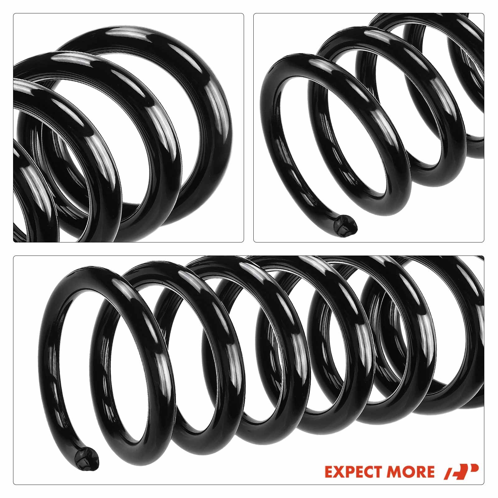 Premium 2-Piece Rear Suspension Coil Spring Set for 2009-2014 Nissan Murano & 2011-2016 Quest 3.5L - Driver & Passenger Side Replacement (Fits #550201AA0B) - Improves Ride Comfort & Vehicle Stability on Rough Roads