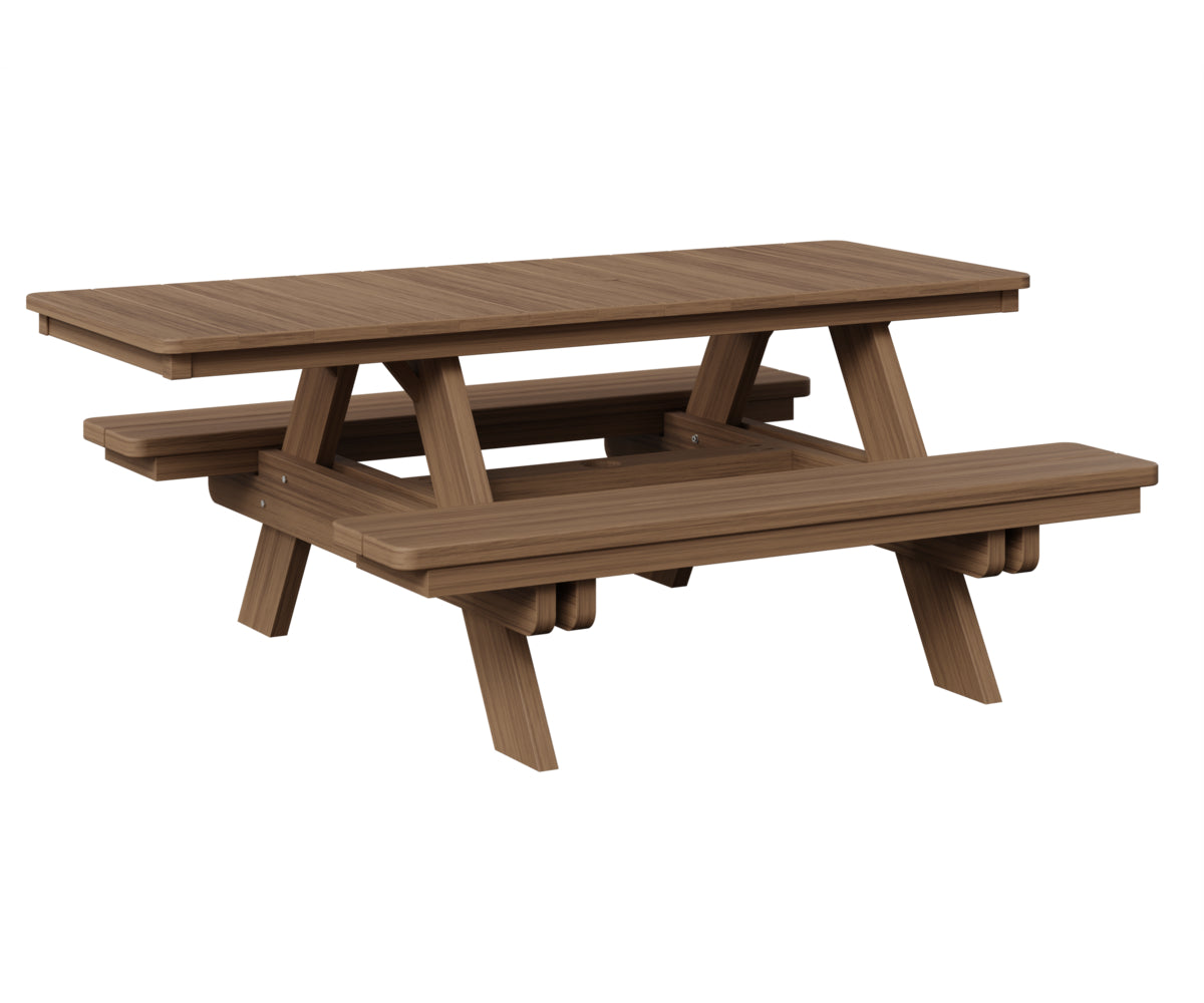 Berlin Gardens ADA Compliant Rectangular Picnic Table - Outdoor Dining for Parks, Schools & Backyards