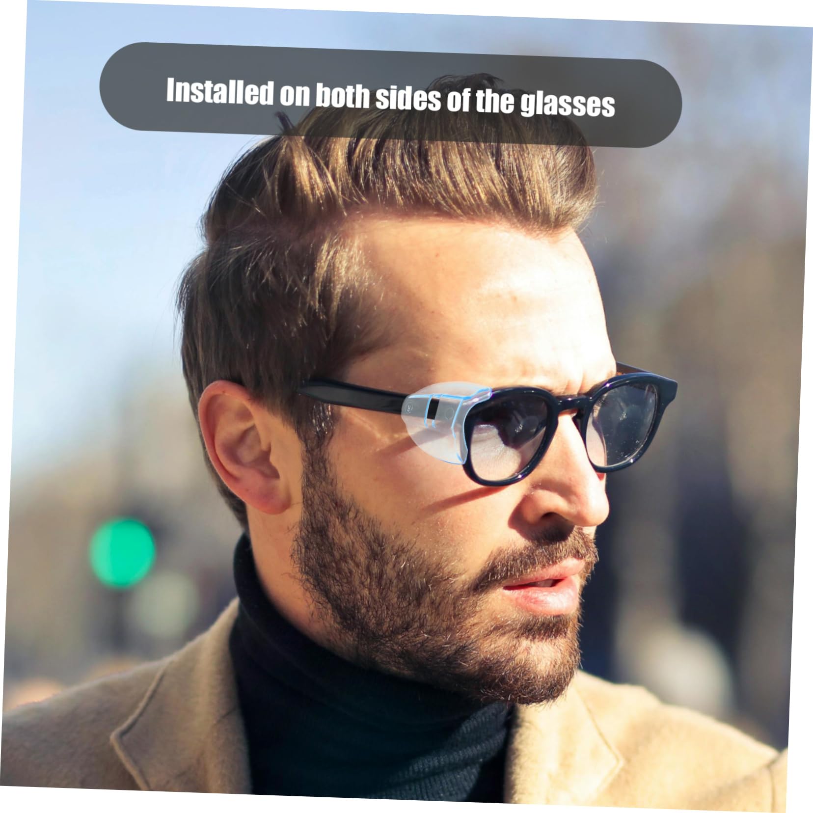 Beavorty 6 Pairs Glasses Side Protectors - Anti-Slip Temple Tips for Eyeglasses & Sunglasses | Secure Fit for Sports, Reading & Outdoor Activities