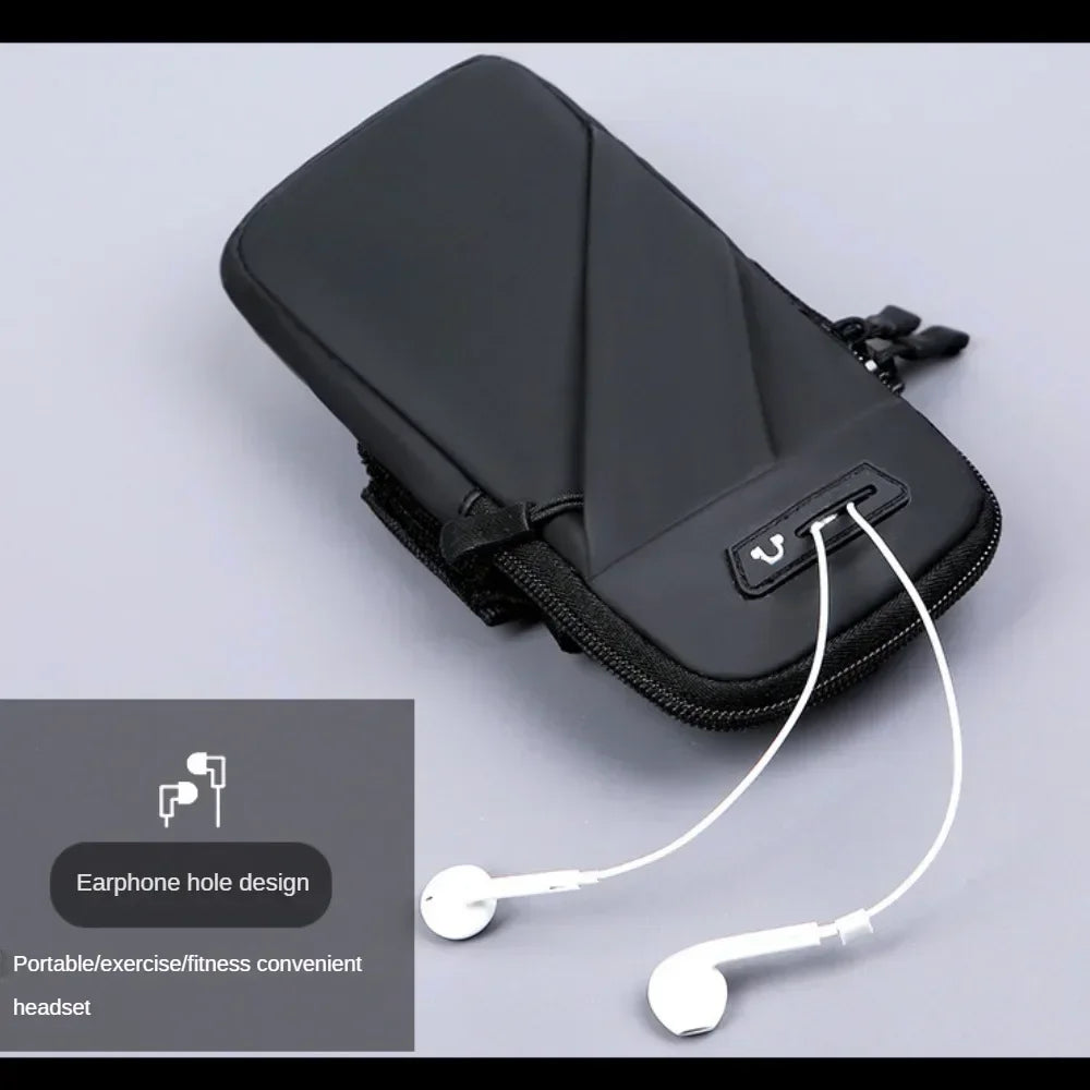 Waterproof Running Armband for iPhone & Android Phones - Adjustable Reflective Phone Holder with Headphone Port - Perfect for Jogging, Gym Workouts & Outdoor Activities