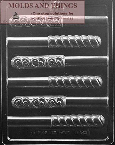 Premium Swirl Pretzel Chocolate Candy Mold Kit - Includes Step-by-Step Candy Making Instructions - Perfect for DIY Homemade Chocolates, Party Favors & Holiday Treats