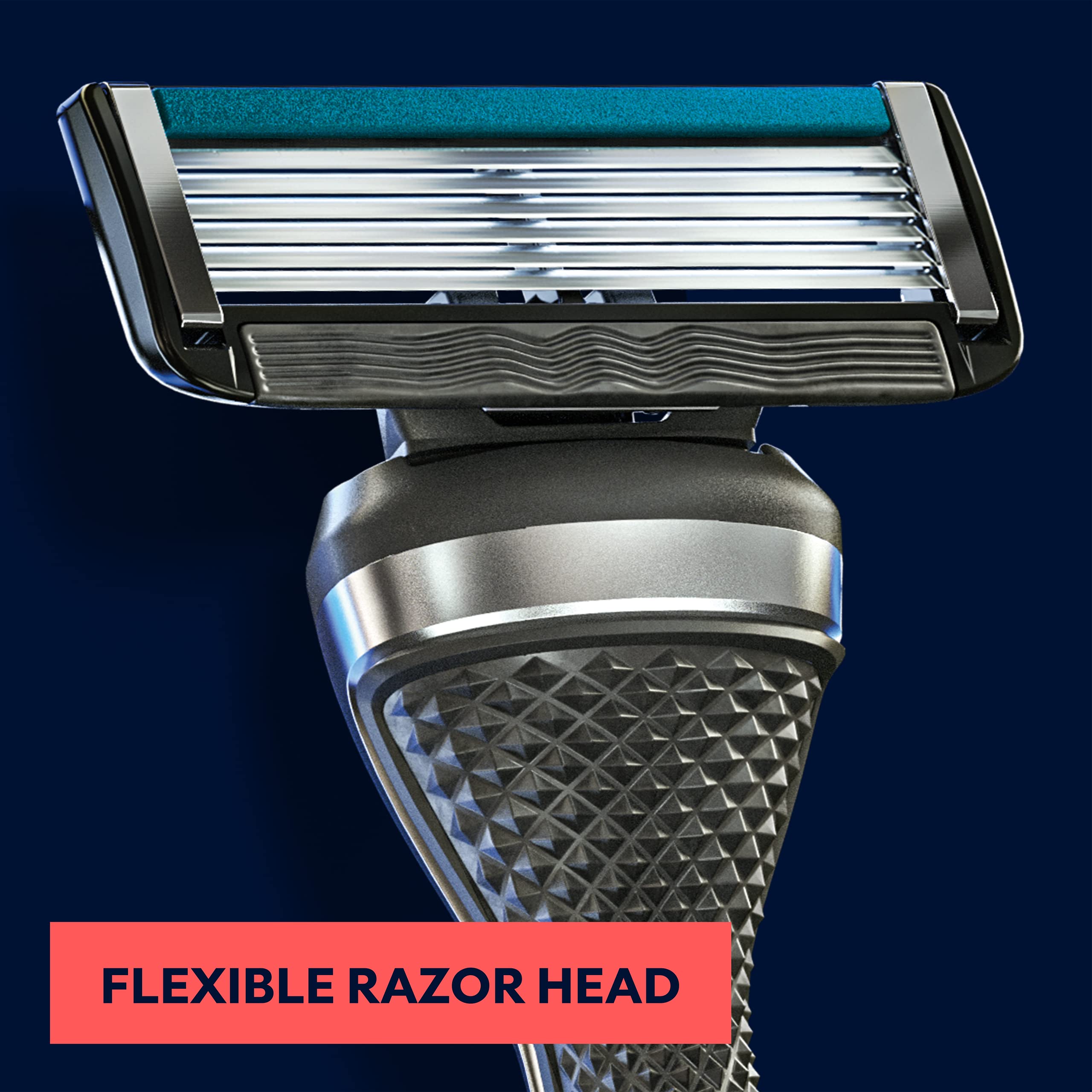 Dollar Shave Club 8-Pack 6-Blade Razor Refills with Heavy Metal Shaving Kit - Includes 6 Premium Razors & Shave Butter for Smooth, Comfortable Shaving | Perfect for Travel & Daily Grooming Routine