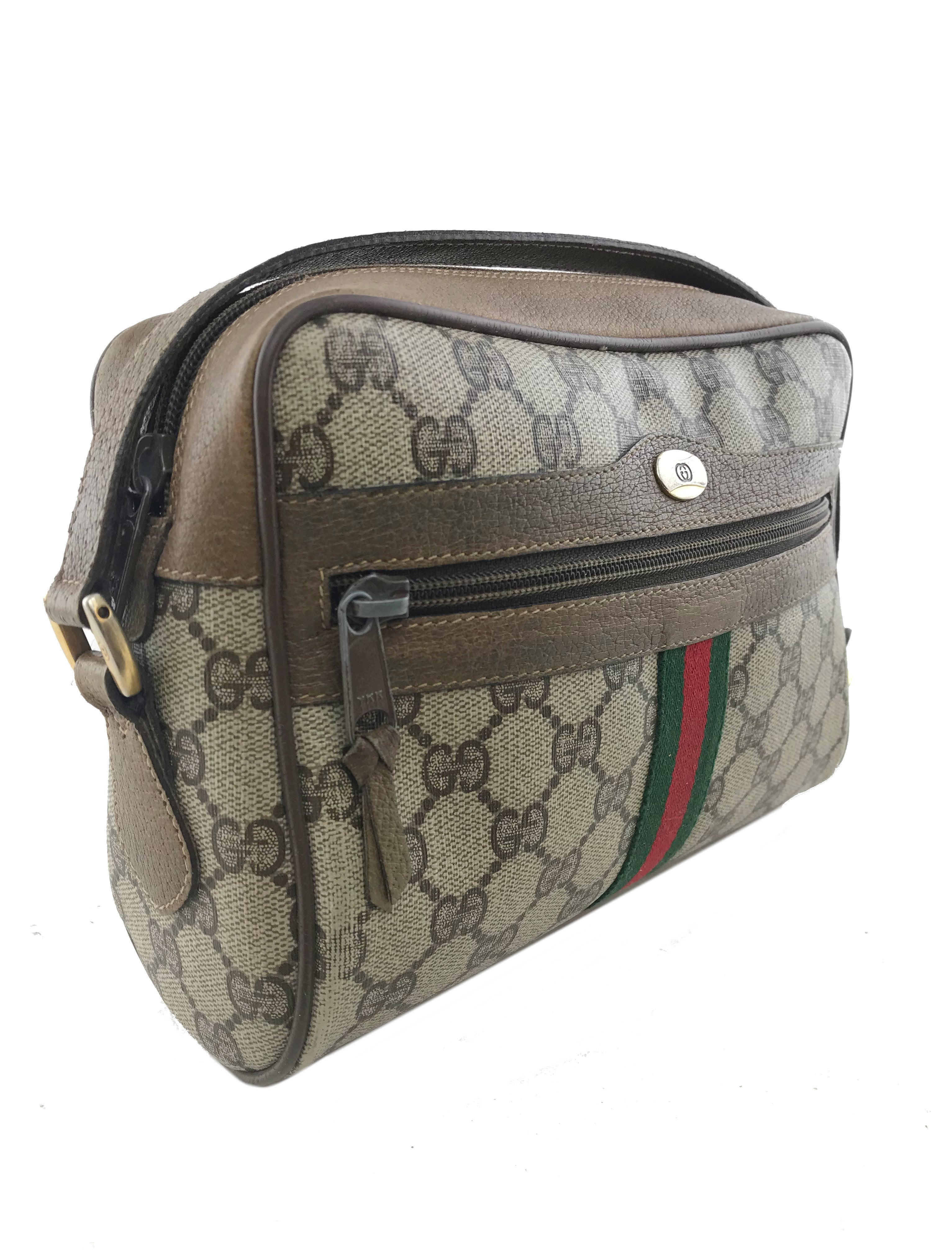 Gucci Monogram Web Camera Crossbody Bag for Women - Stylish Designer Shoulder Purse with Adjustable Strap, Perfect for Travel, Shopping & Everyday Use