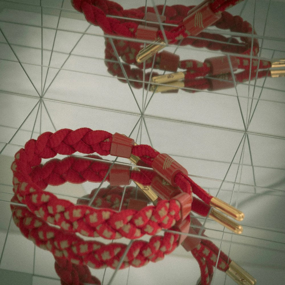 Rastaclat Bruce Lee Inspired Mirrors Bracelet - Adjustable M/L Size - Perfect for Fitness, Martial Arts & Casual Wear