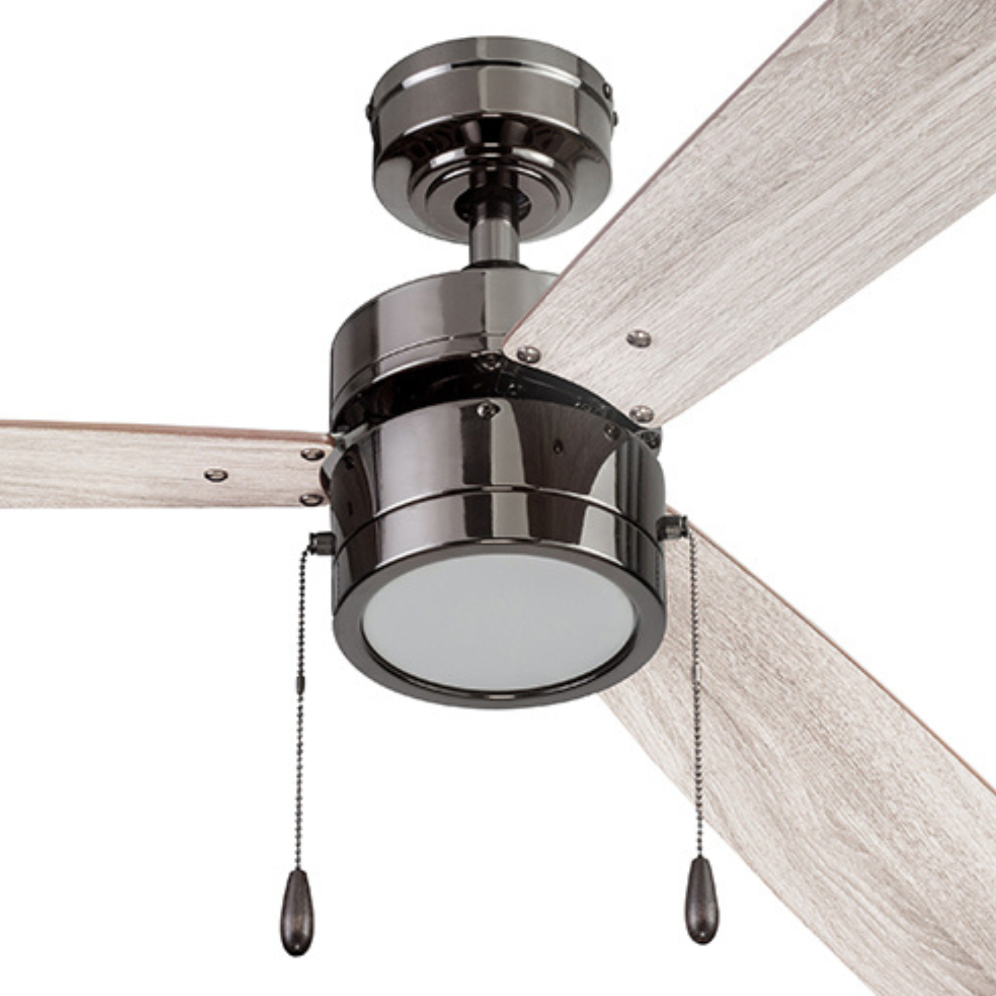 52 Inch Madrona Ceiling Fan with Pull Chain - Painted Gun Metal Finish - Ideal for Living Room, Bedroom & Outdoor Spaces
