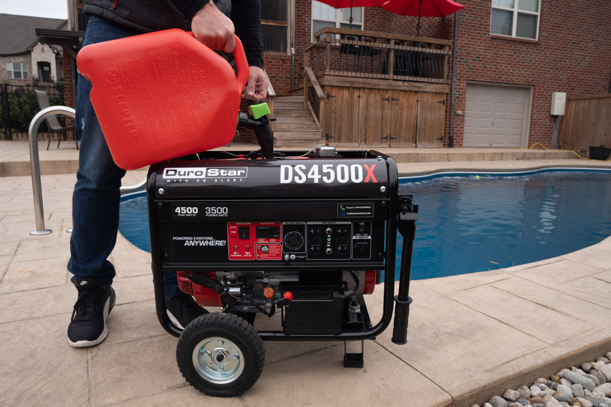 4,500 Watt Portable Gasoline Generator with CO Alert - Reliable Backup Power for Home, Camping & Emergency Use