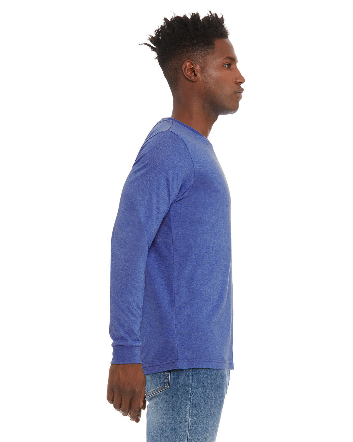 Bella + Canvas 3501CVC Unisex CVC Jersey Long Sleeve T-Shirt - Soft Cotton Blend Crewneck Tee for Men & Women - Perfect for Casual Wear, Layering, and Everyday Comfort