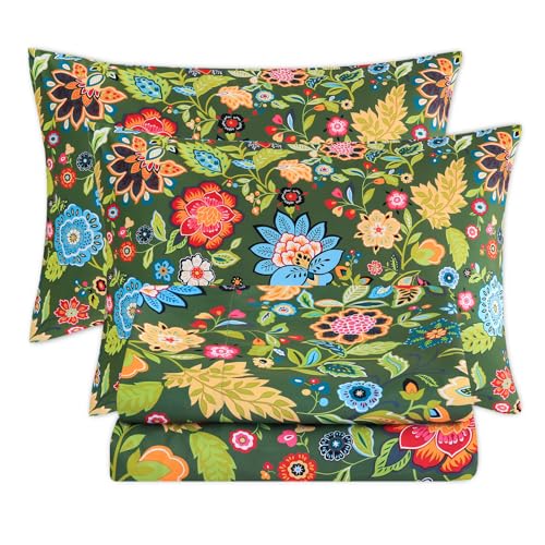 Dark Green Floral