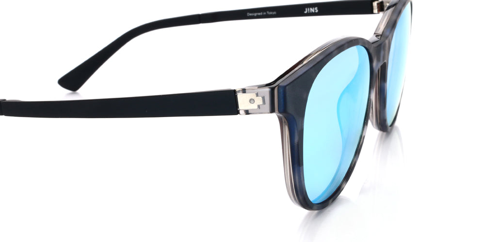 JINS Switch Classic U302 92 - Stylish Blue Light Blocking Glasses for Digital Eye Strain Relief | Computer, Gaming & Office Use