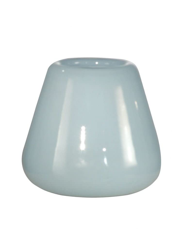 Dale Tiffany Tobias Hand Blown Art Glass Vase - Elegant White Home Decor for Living Room, Dining Table & Wedding Centerpiece