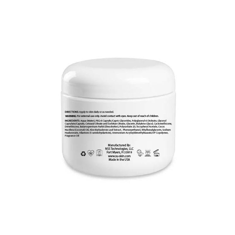Su-Skin Pumpkin Spice Body Cream - Hydrating Moisturizer & Lotion for Dry Skin | Nourishing Body Butter with Natural Ingredients | Perfect for Fall Skincare Routine & Daily Hydration