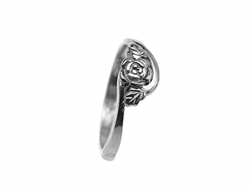 925 Sterling Silver Rose Ring for Women - Elegant Floral Jewelry Gift for Her - Perfect for Valentine's Day, Anniversary & Special Occasions