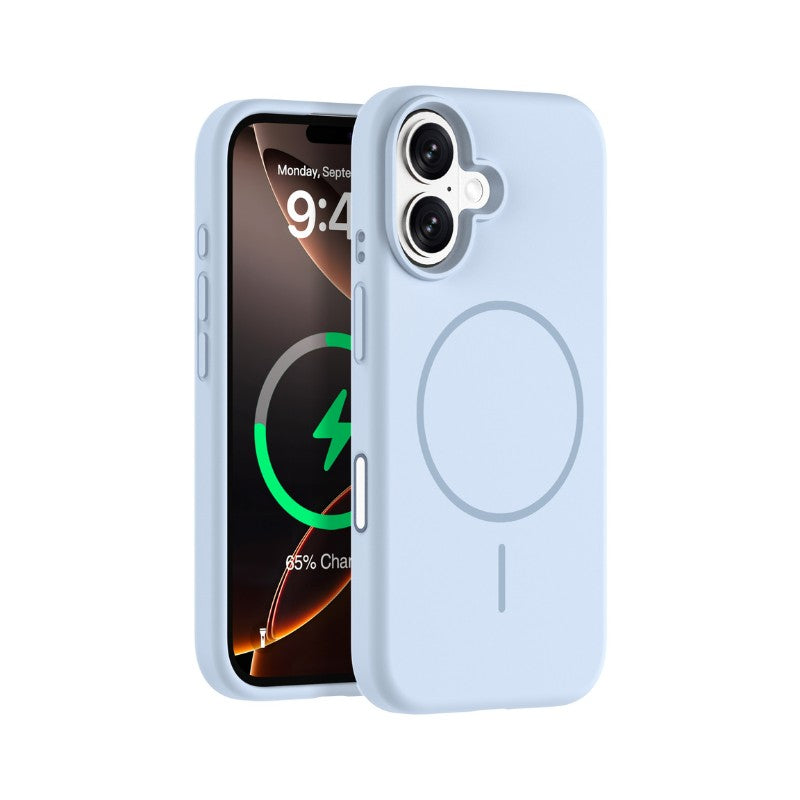 iShield Ultra MagSafe Liquid Silicone Snap Case for iPhone 16 - Slim Protective Cover with Strong Magnetic Grip for Wireless Charging | Perfect for Work, Travel & Everyday Use
