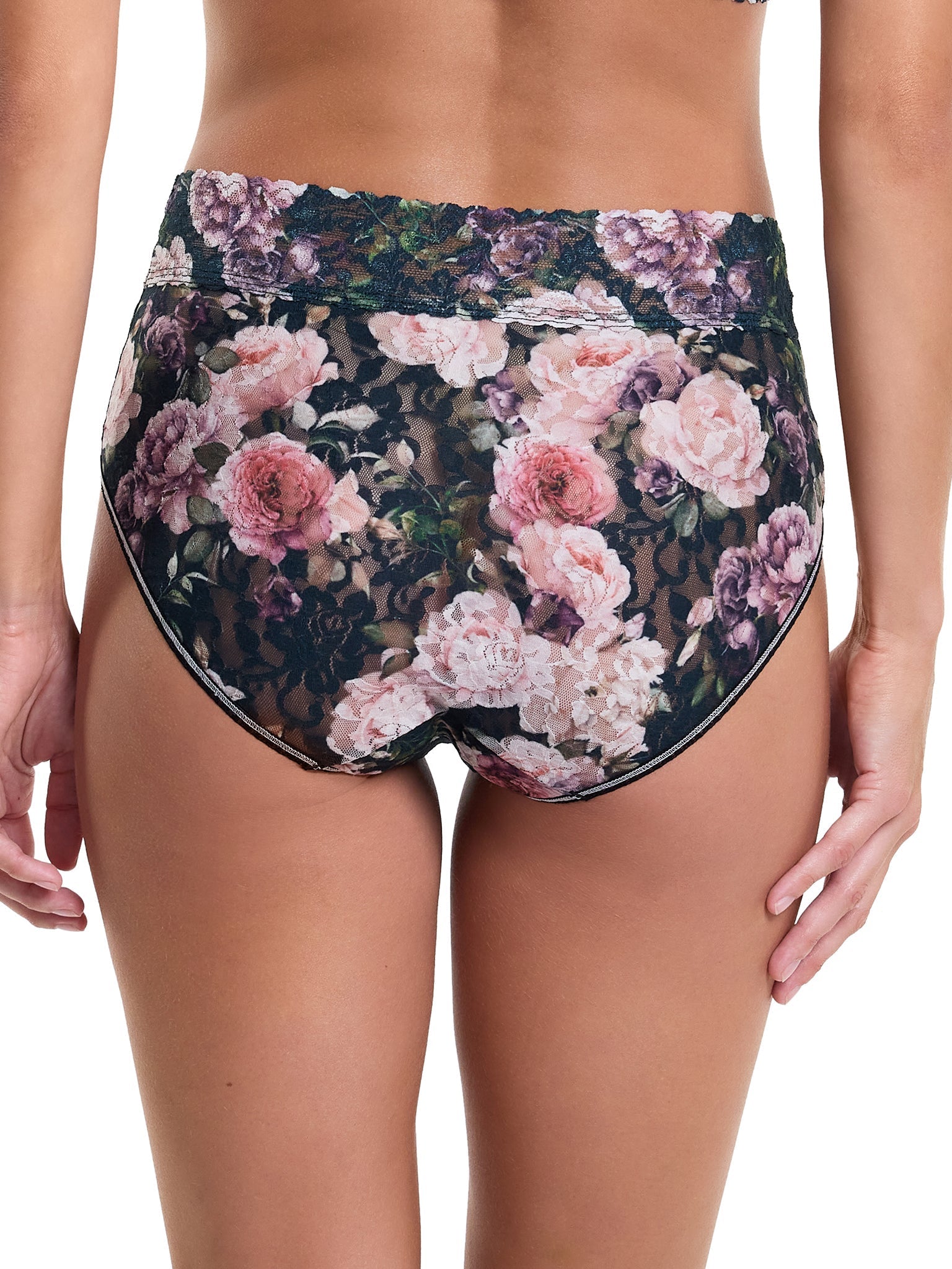 Printed Signature Lace® French Brief - Elegant Women's Underwear for Comfort & Style | Perfect for Everyday Wear, Special Occasions & Bridal Lingerie