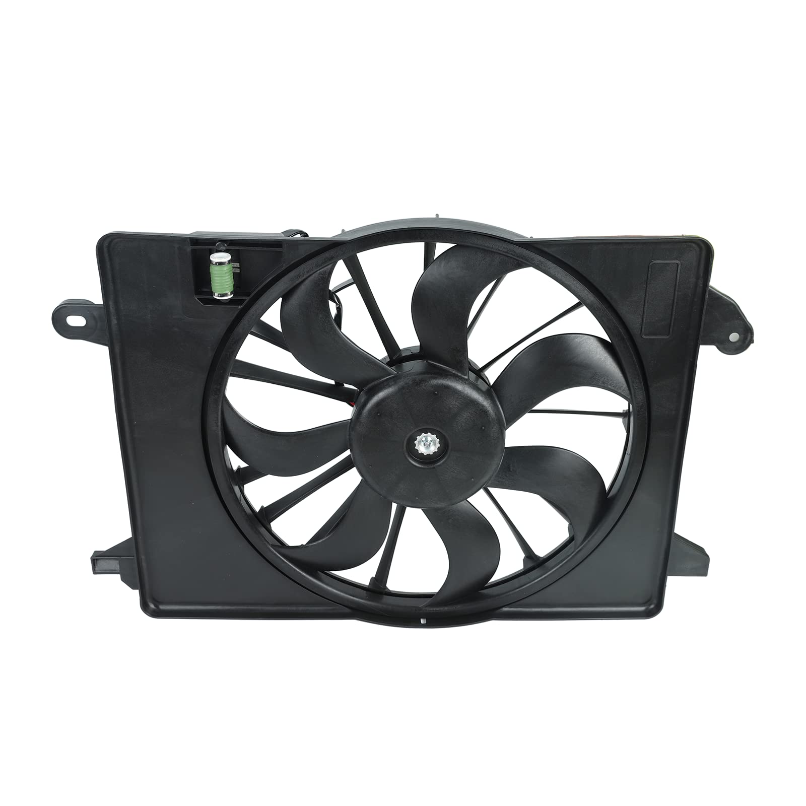 Dodge Charger Challenger 300 AC Radiator Cooling Fan 12V Push Pull Type - Replacement Part #CH3115169, 68050129AA, CH3115169Q, CR67014A - Perfect for Engine Cooling & AC System Repair