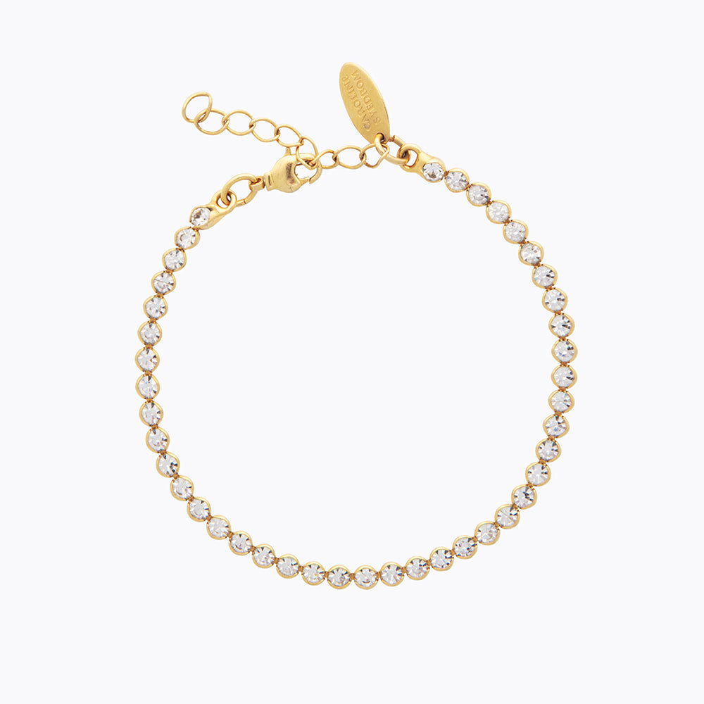 Crystal Siri Bracelet for Women - Elegant Adjustable Beaded Wristband for Daily Wear, Parties & Gifts