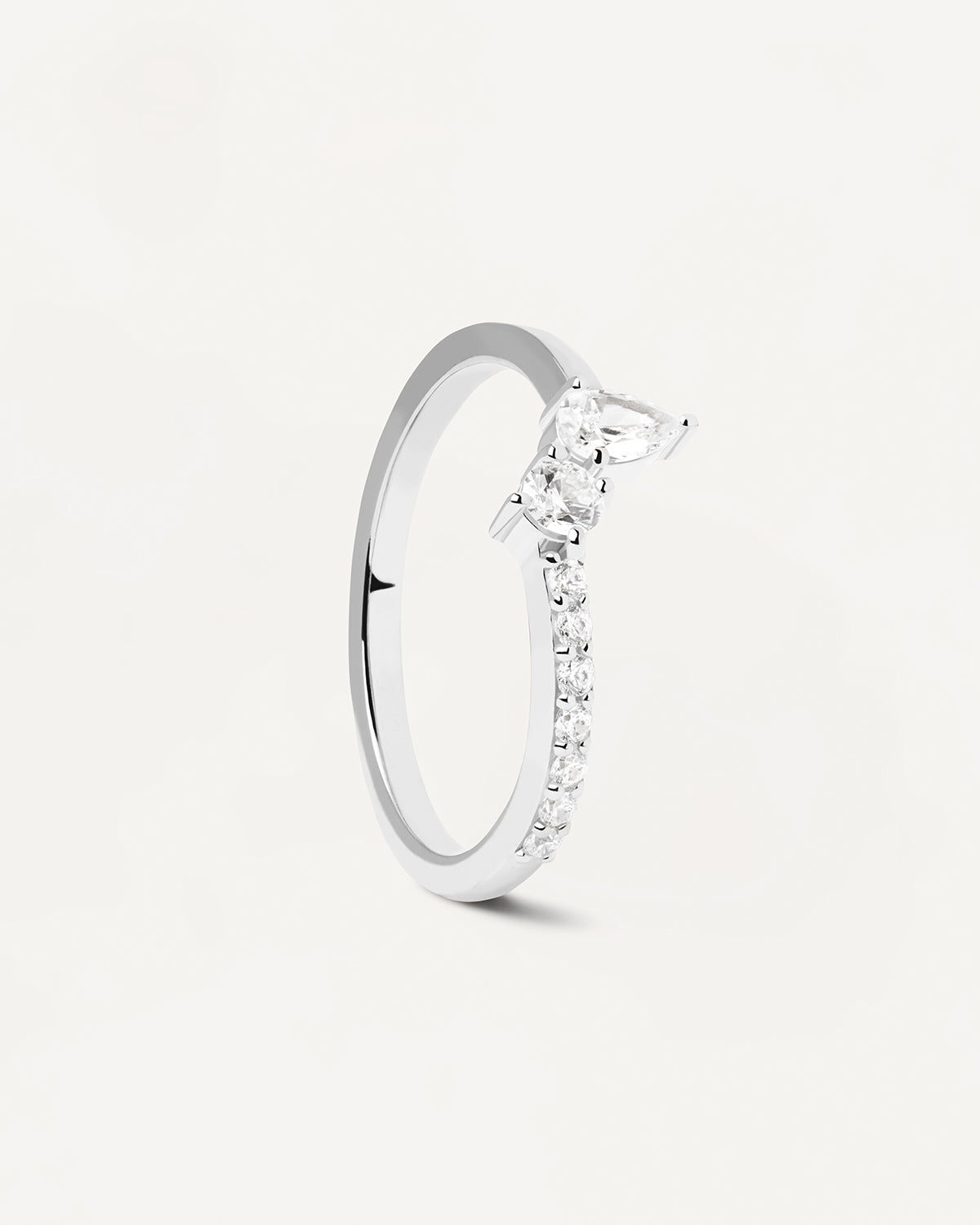 Ava Sterling Silver Ring for Women - Elegant & Dainty Jewelry Gift for Her - Perfect for Everyday Wear, Special Occasions & Anniversary Gifts