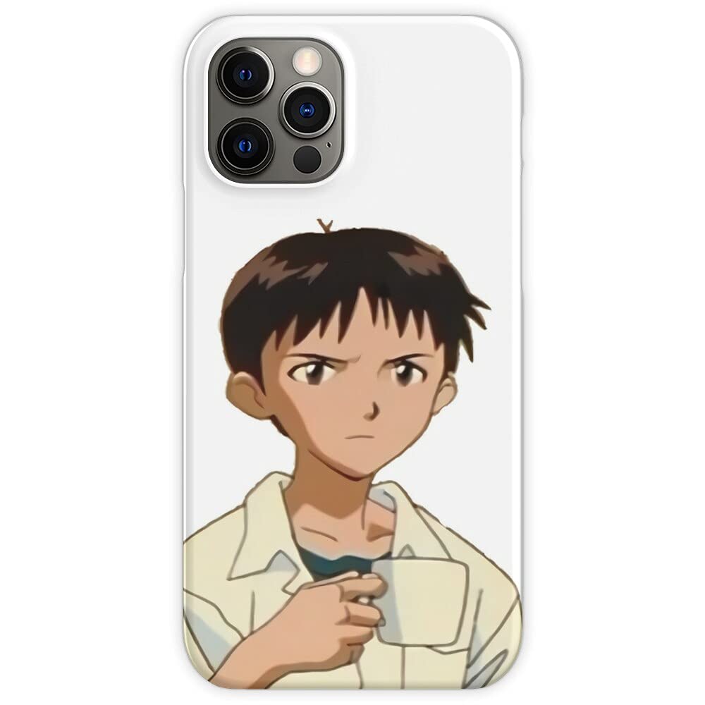 Evangelion Anime Eva Genesis Neon Shinji Ikari Phone Case - Compatible with iPhone 7/8/SE 2020/XR/11/11 Pro/12 Series - Perfect for Anime Fans & Daily Protection