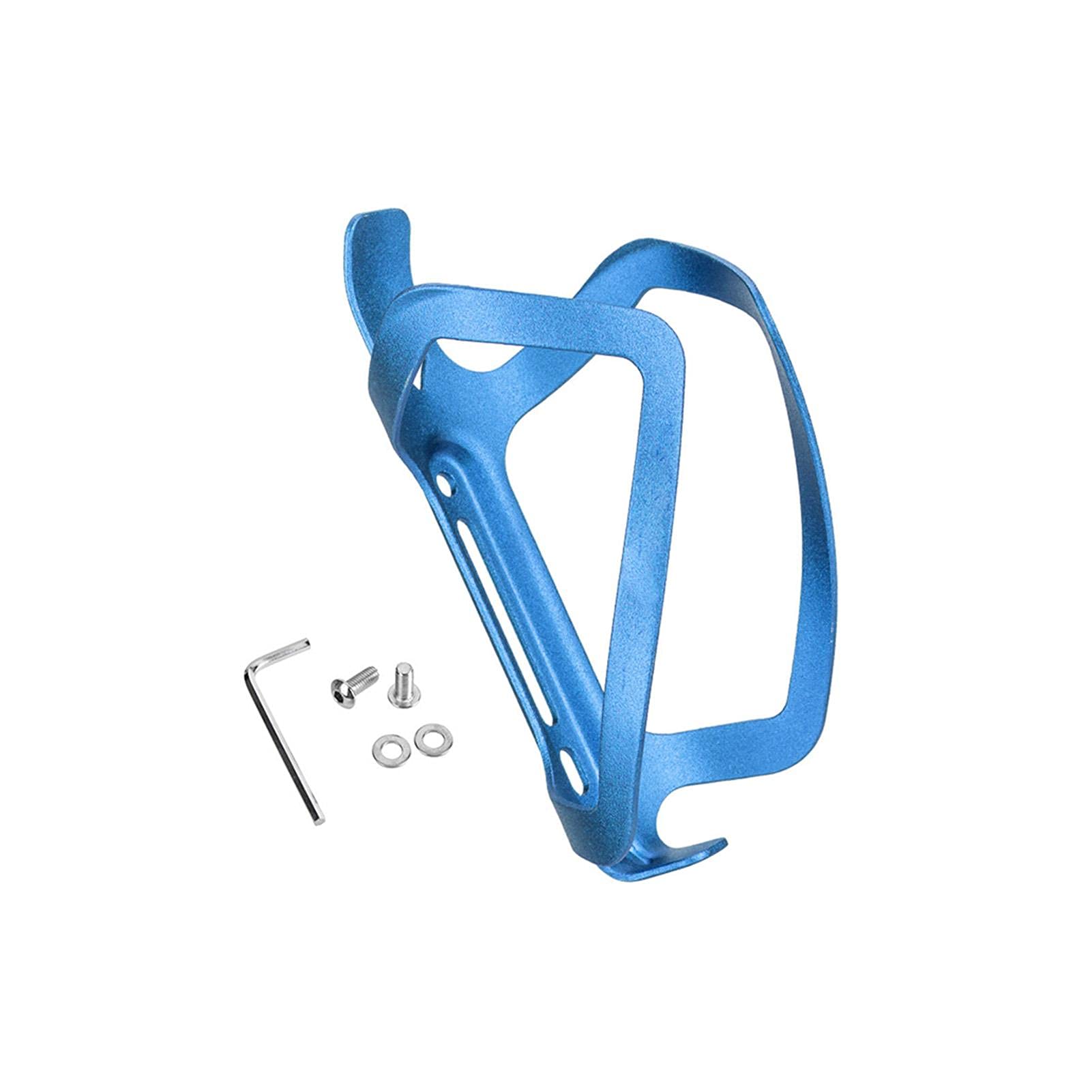 Universal Bike Water Bottle Holder - Durable & Lightweight Bicycle Bottle Cage with Screws for Road & Mountain Bikes (Blue) | Perfect for Cycling, Commuting & Outdoor Adventures