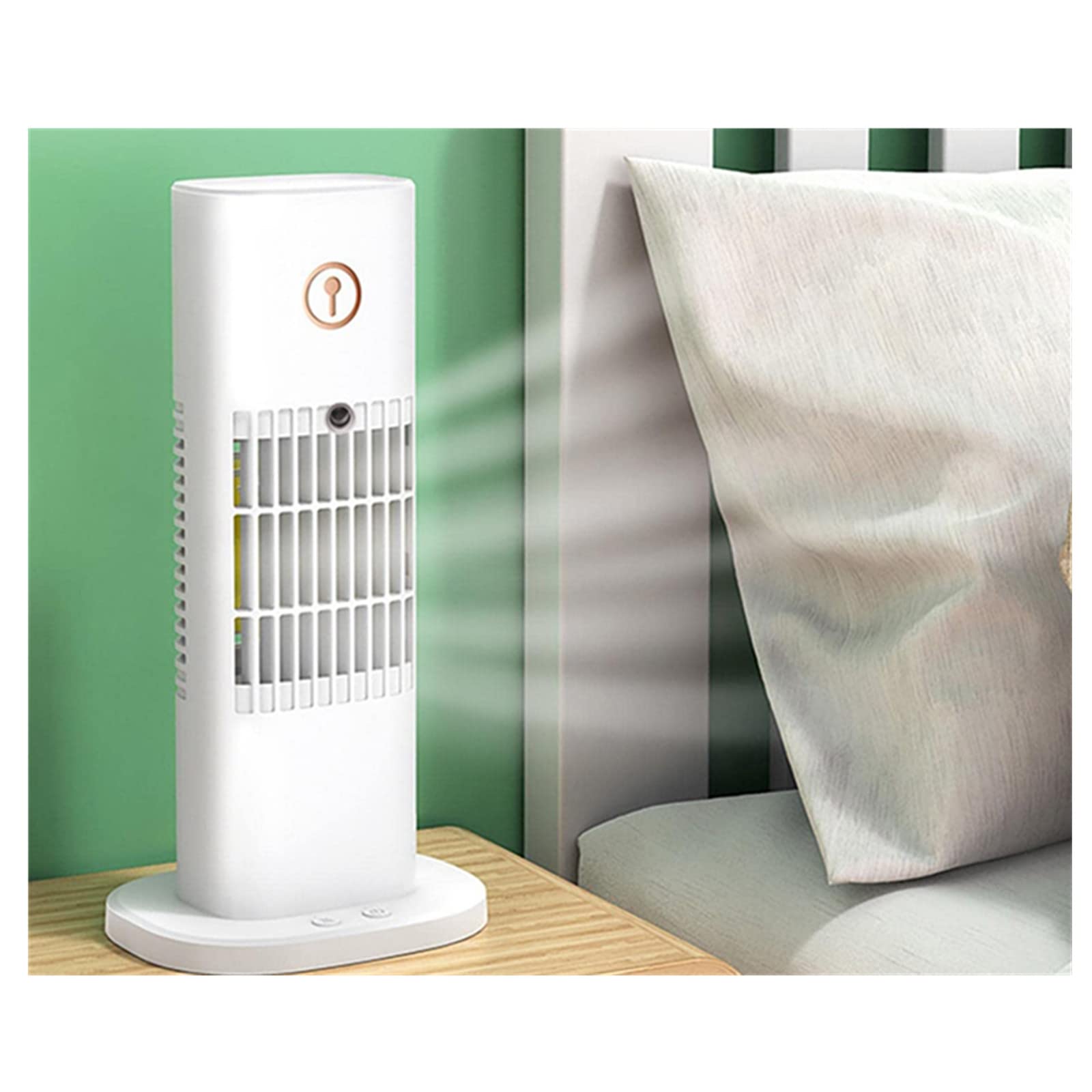 Mini USB Air Cooler Fan with Humidifier - Portable Desktop Cooling Fan for Office, Home & Travel | Personal Air Purifier & Cooling Solution for Summer Heat Relief