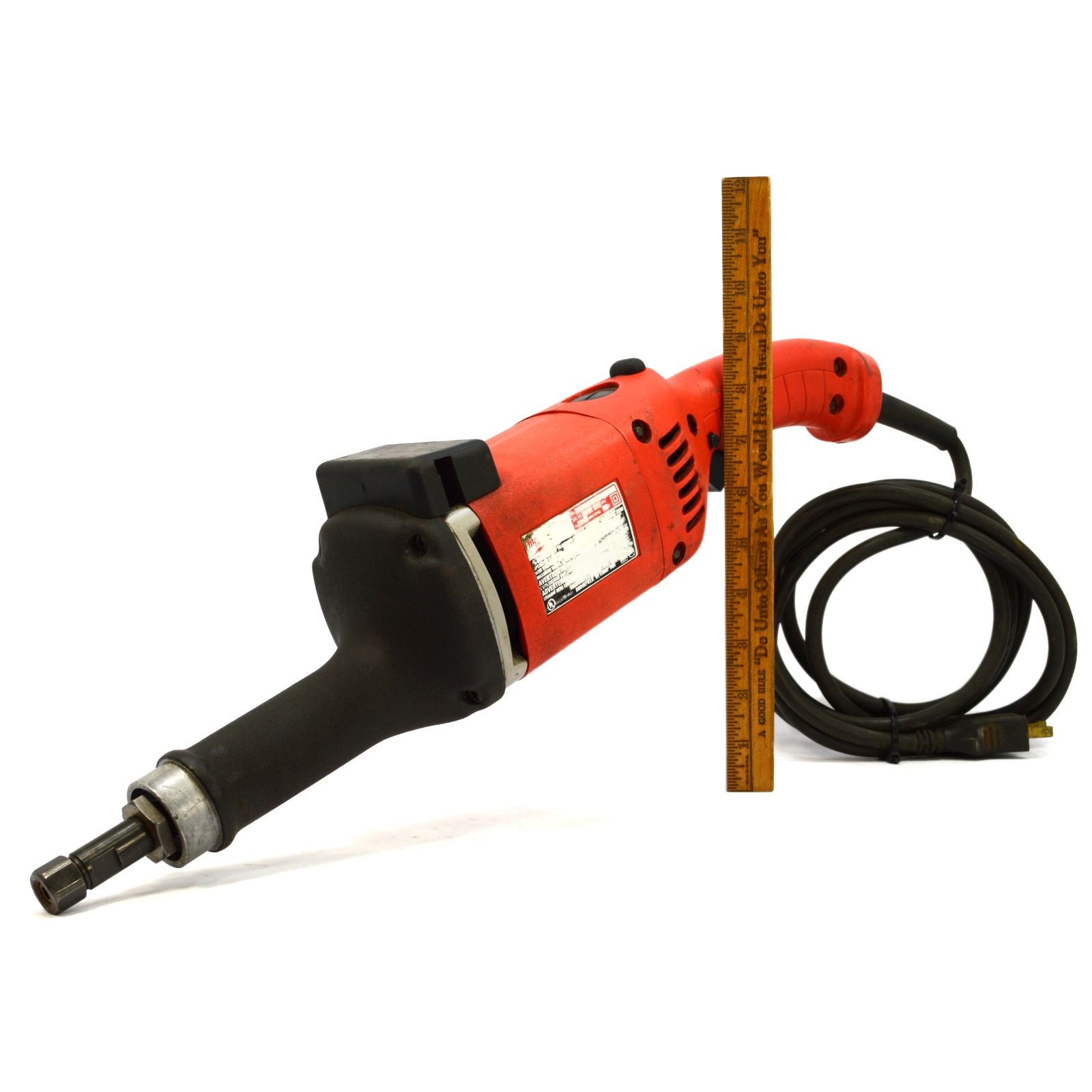 Used Milwaukee 5196 Heavy Duty 11 Amp 14,500 RPM Electric Die Grinder - Perfect for Metalworking, Wood Carving & DIY Projects