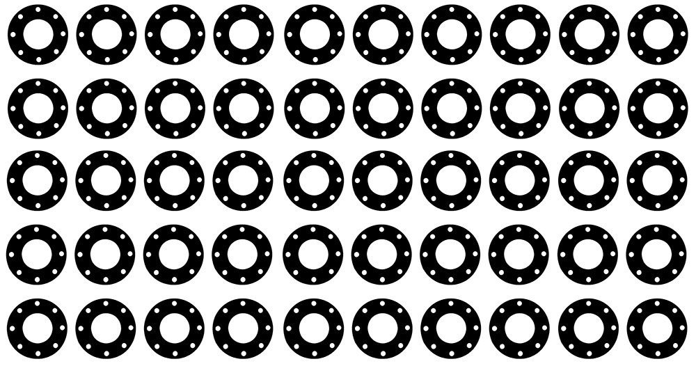 **7000 Grafoil Full Face Gasket - 1-1/4