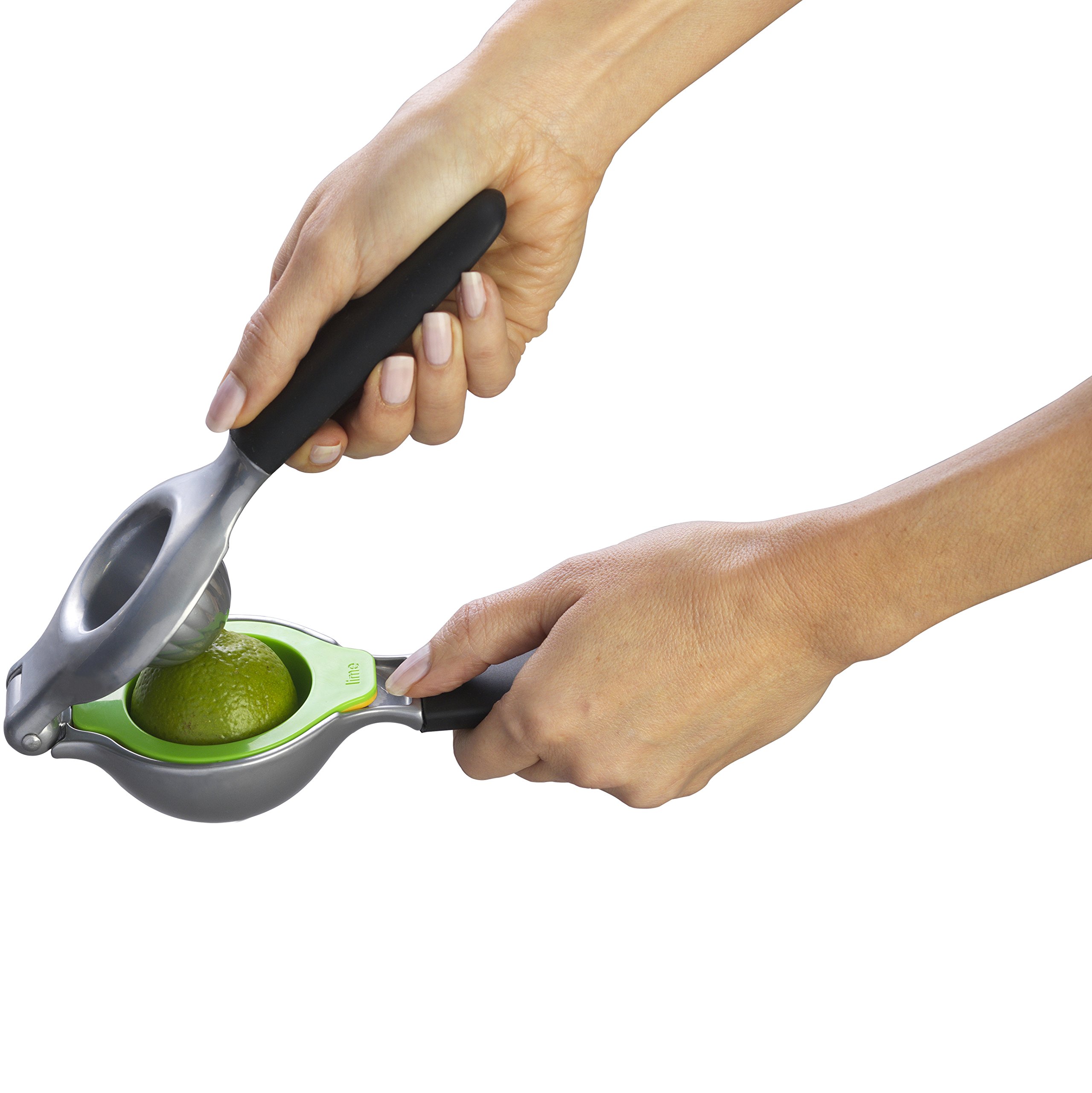 Premium Lemon and Lime Hand Juicer with Perfect Fit Inserts - Easy Squeezing for Fresh Citrus Juice at Home, Bars, and Restaurants