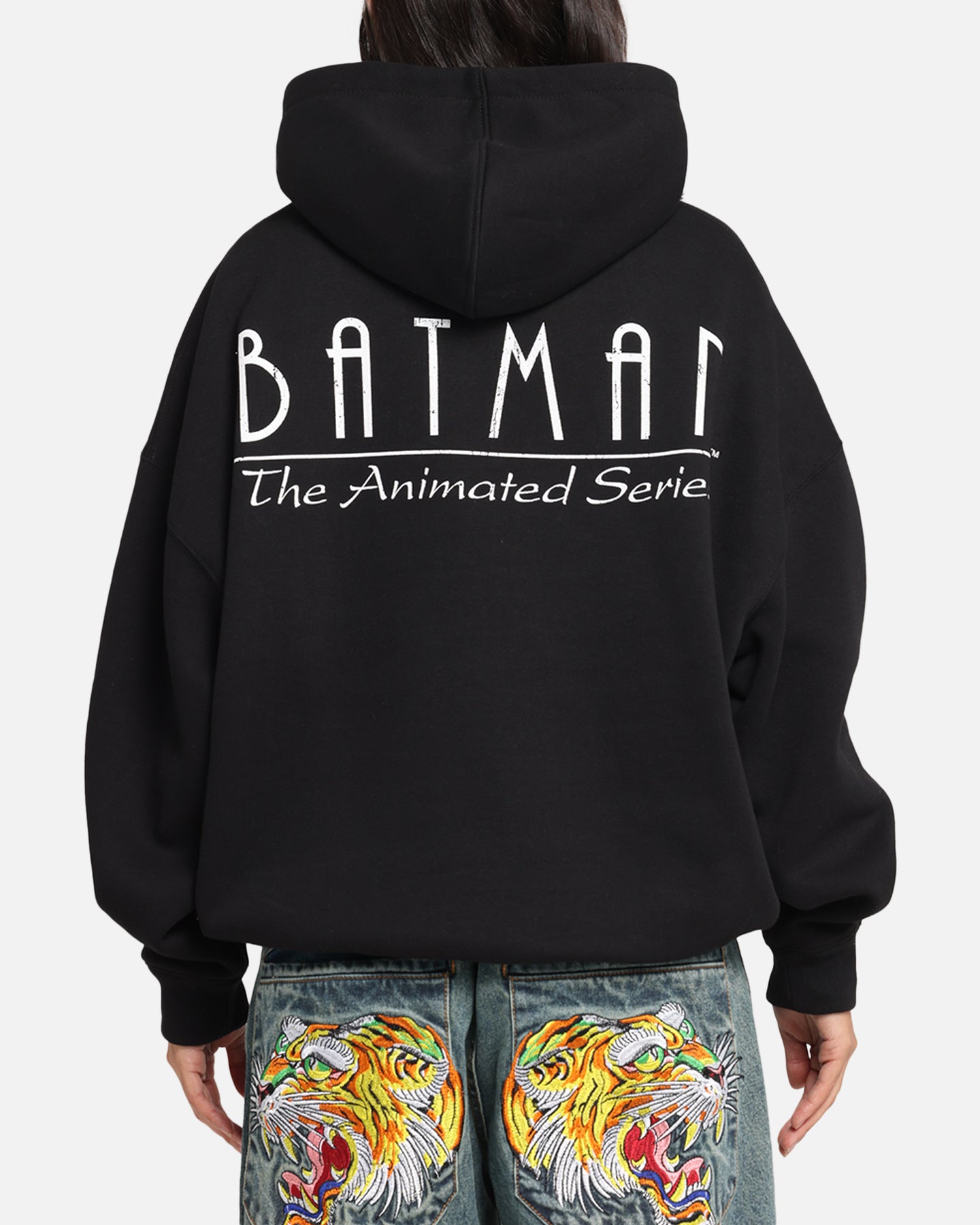 DC Batman The Animated Series Premium Hoodie - Black Superhero Graphic Pullover for Men & Women | Perfect for Cosplay, Comic Con & Casual Wear
