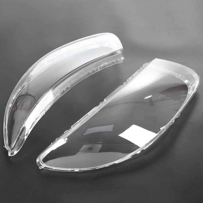 Replacement Headlight Lens Cover for Hyundai Santa Fe 2008-2012 - Clear Front Headlight Housing Shell - Perfect for Night Driving & Foggy Weather Protection