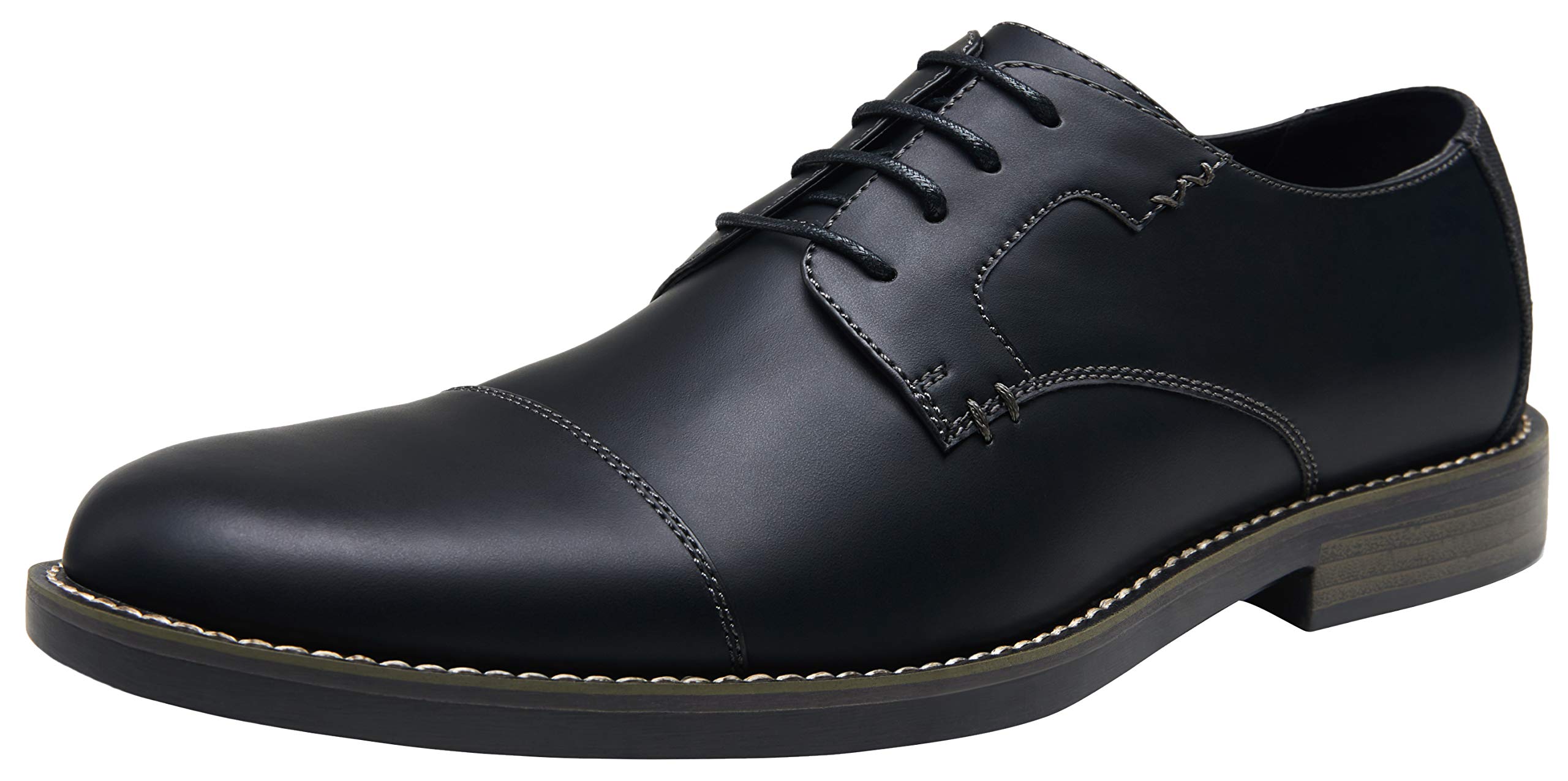 Jousen Men's Dress Shoes - Classic Retro Oxfords for Business & Casual Wear | Comfortable Formal Shoes for Office, Wedding & Daily Use