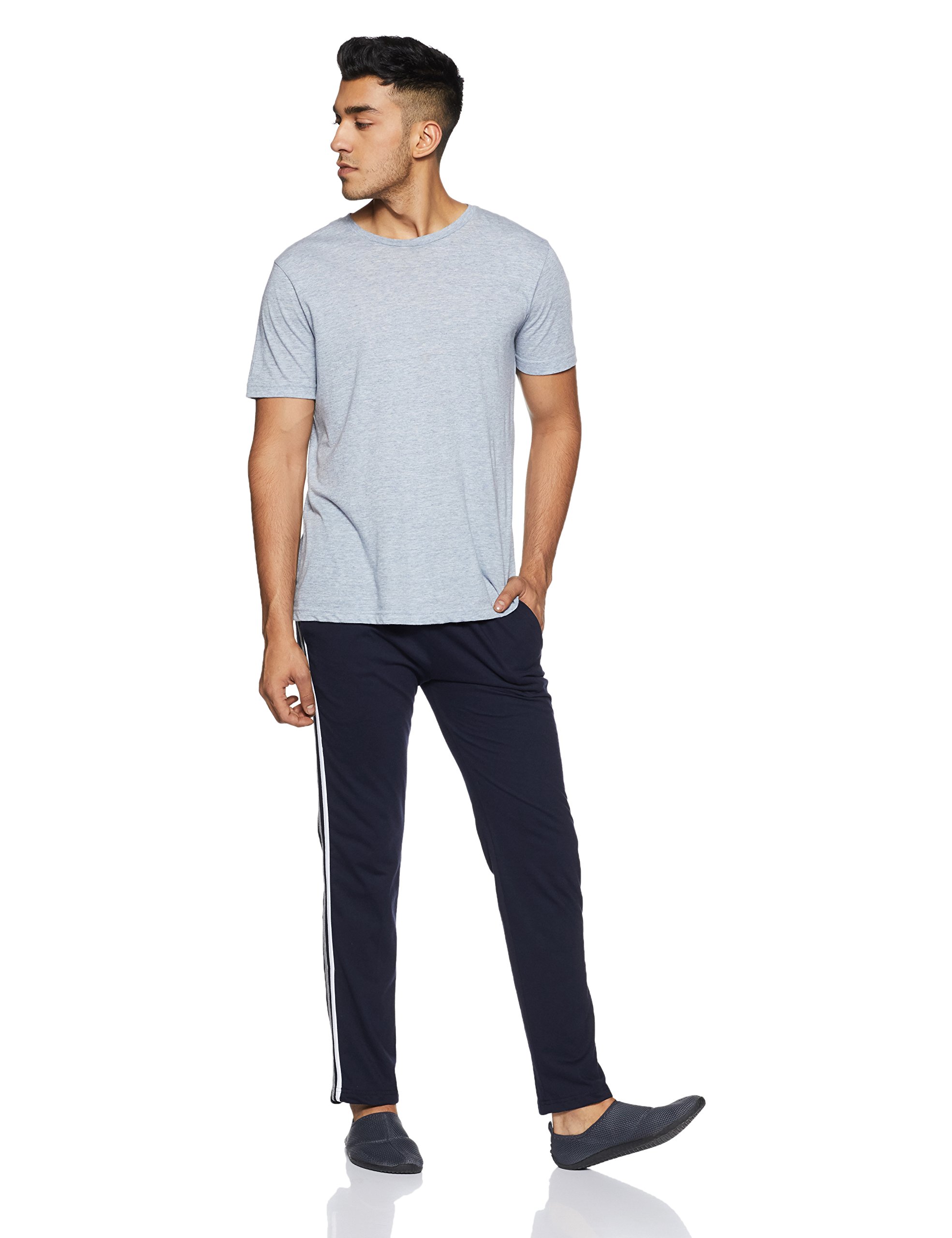 Symbol Men's Casual Track Pants - Comfortable Sweatpants for Gym, Yoga & Lounge Wear | Nightwear & Sleep Pajama Bottoms | Regular Fit Athletic Joggers for Men