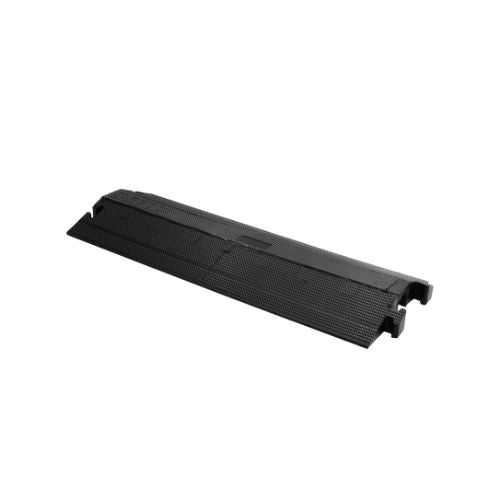 2 x 2 Single Channel Cable Protector & Drop Over - Heavy Duty Cord Cover for Home & Office Safety - Perfect for Floor Cable Management, Trip Hazard Prevention, and Wire Organization in Living Rooms, Offices, and Events