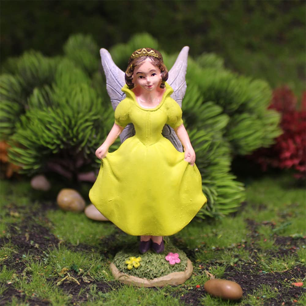 Mini Fairy Garden Figurines - Outdoor & Indoor Fairy Decor, Cute Fairy Garden Accessories for Kids, DIY Fairy Garden Miniatures - Perfect for Fairy Gardens, Terrariums, and Home Décor Gifts
