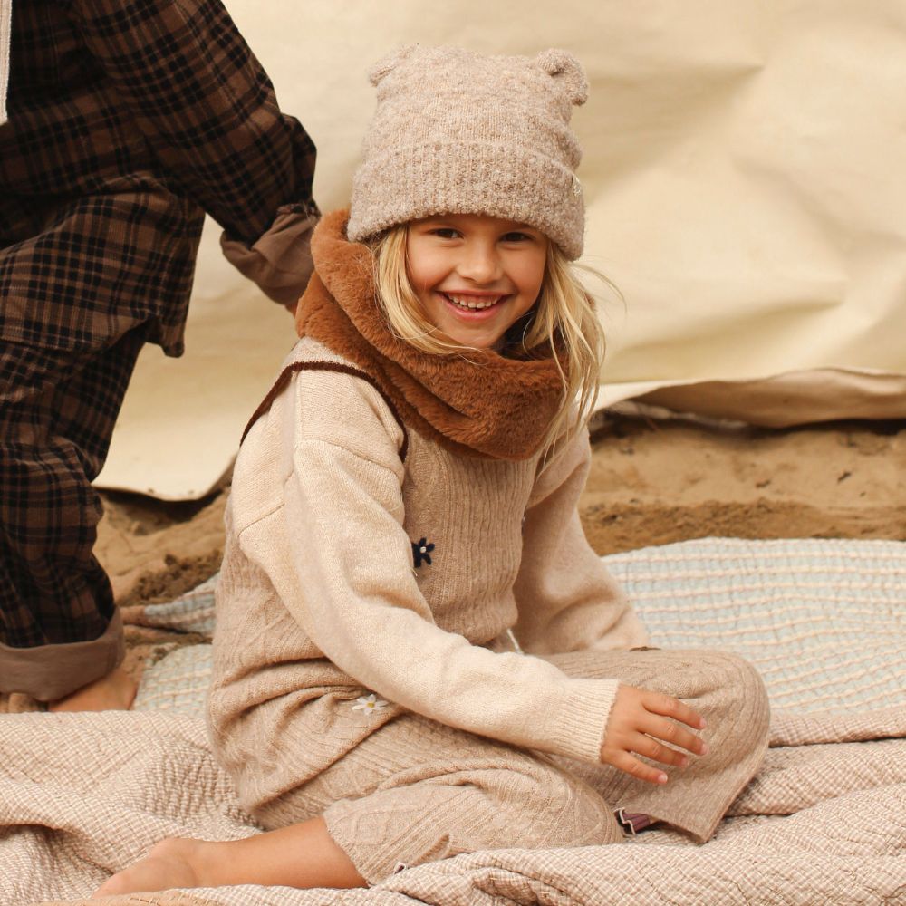 Barts Sprouty Girls Winter Hat - Warm Knit Beanie for Kids - Perfect for Snow Play, Skiing & Outdoor Winter Activities
