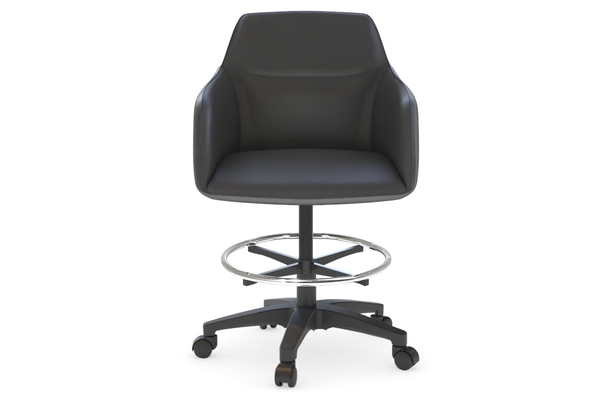 Mcduck Ergonomic Drafting Office Chair with Swivel and Tilt Function - Adjustable Stool for Architects, Artists & Home Office Workspaces