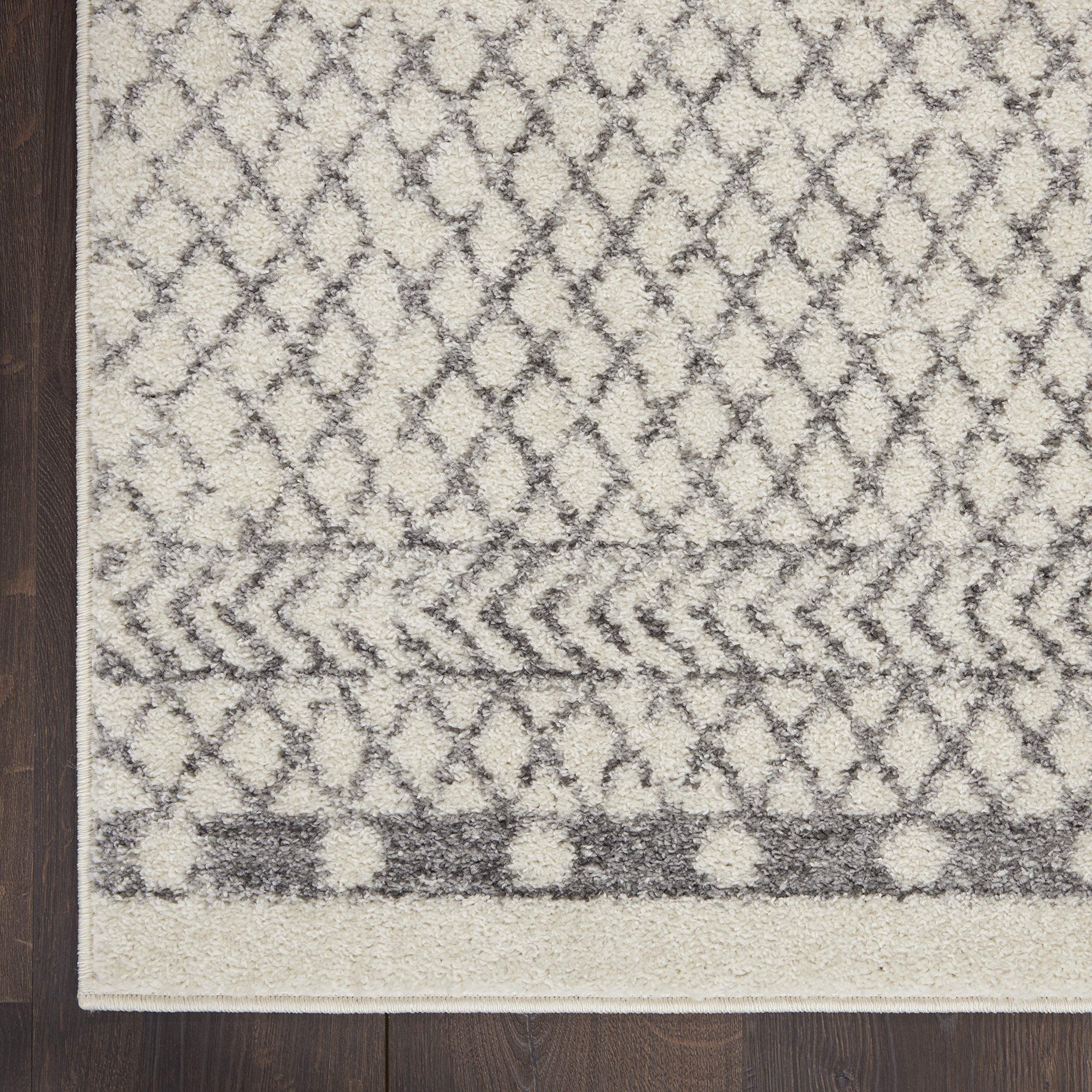 Nourison Passion Bohemian Ivory/Grey 6'7