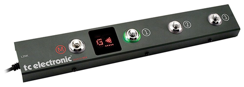 TC Electronic RC4 Floor Controller for RH450, Combo450 & Staccato '51 Bass Amp Heads - Footswitch for Live Performances & Studio Recording