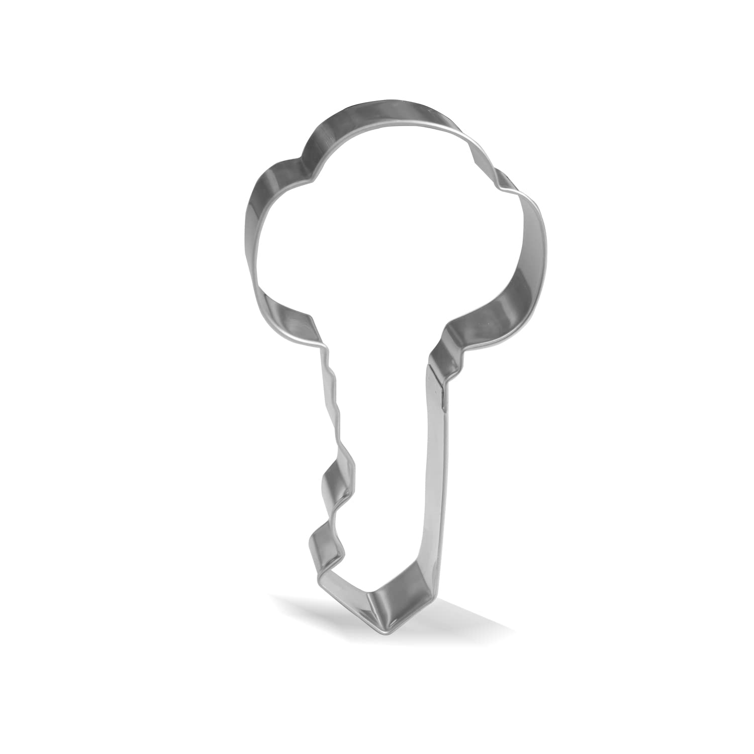 4.3 Inch Stainless Steel Key-Shaped Cookie Cutter - Durable Baking Tool for DIY Cookies, Cakes, Pastries - Perfect for Holidays, Parties, and Gift Giving