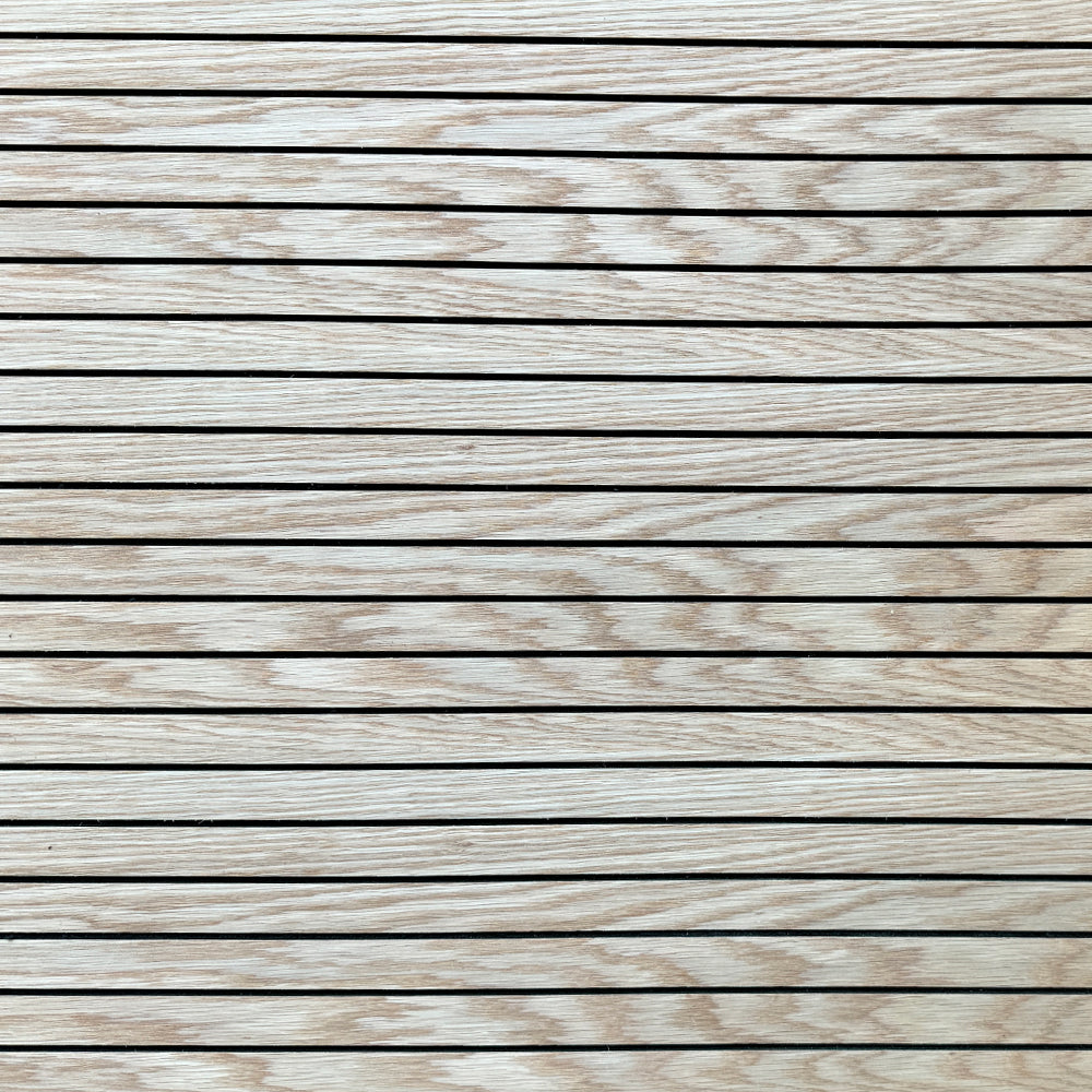 WOODFLEX Flexible Acoustic Wood Slat Wall Panel - Oak Veneer 2700mm x 600mm Slim Design for Home Theater & Office Soundproofing