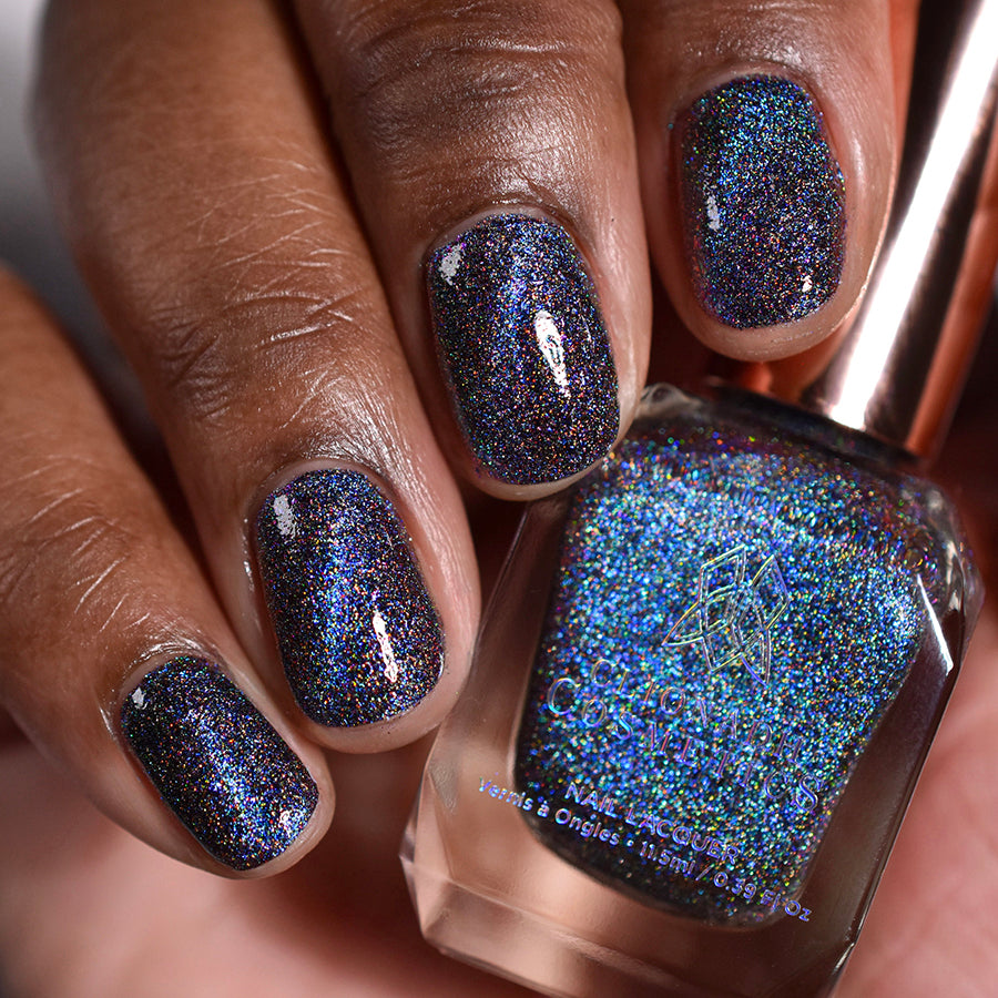 Wormhole Nail Polish - Long Lasting Galaxy Nail Lacquer with Glitter - Perfect for Parties, Cosplay & Special Occasions