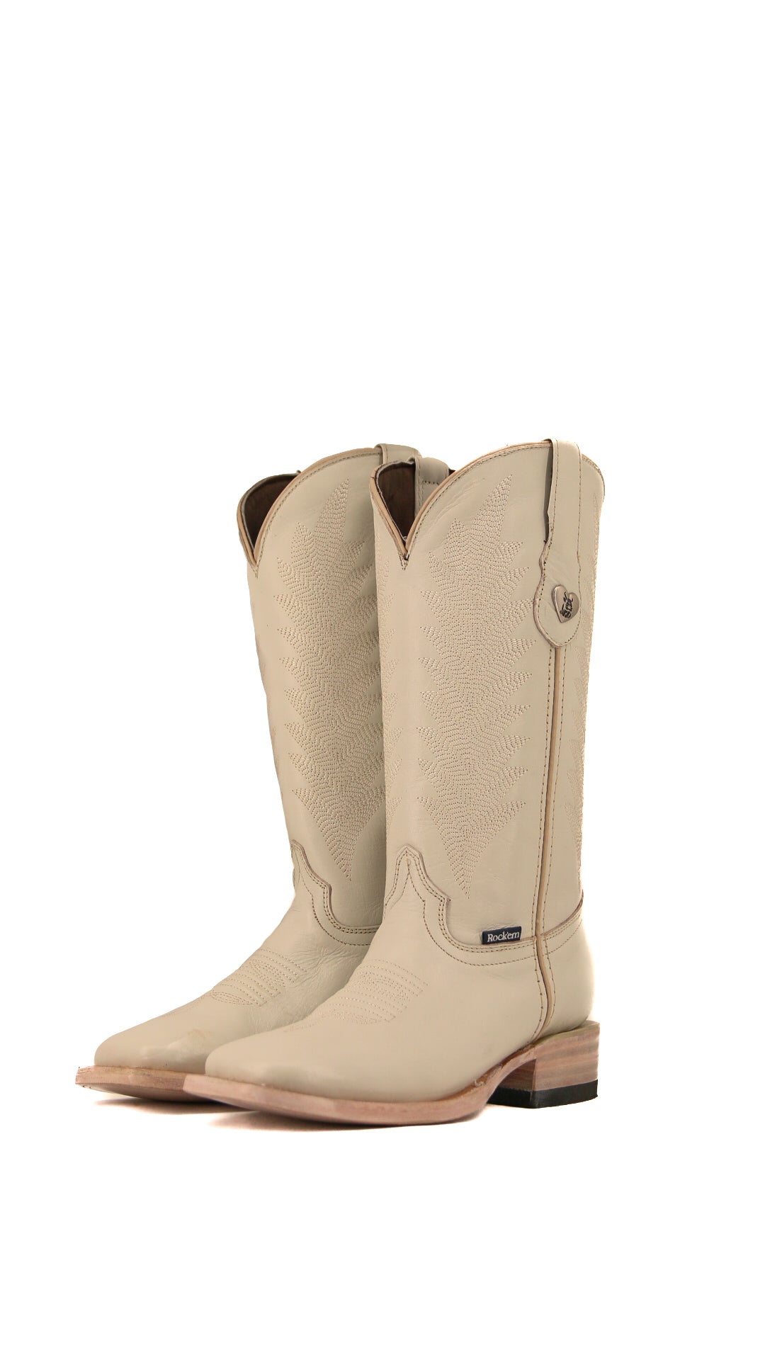 Sierra Square Toe Cowgirl Boots for Women - Western Riding Boots with Comfortable Cushion - Perfect for Country Dancing, Rodeo & Outdoor Adventures